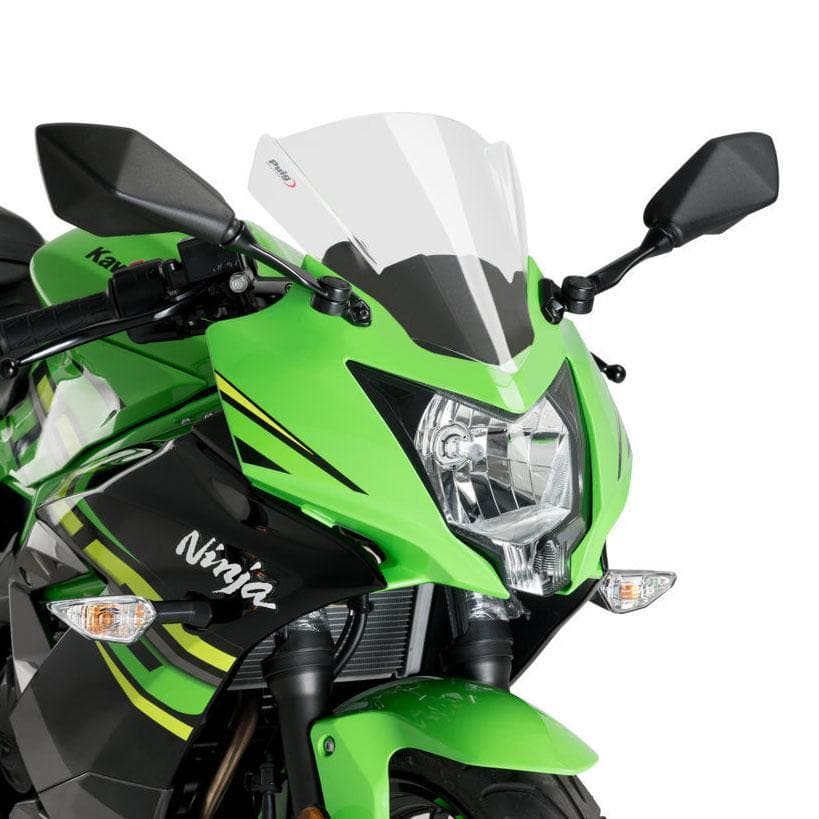 Puig Racing Screen | Light Smoke | Kawasaki Ninja 125 2019>Current - Image 2