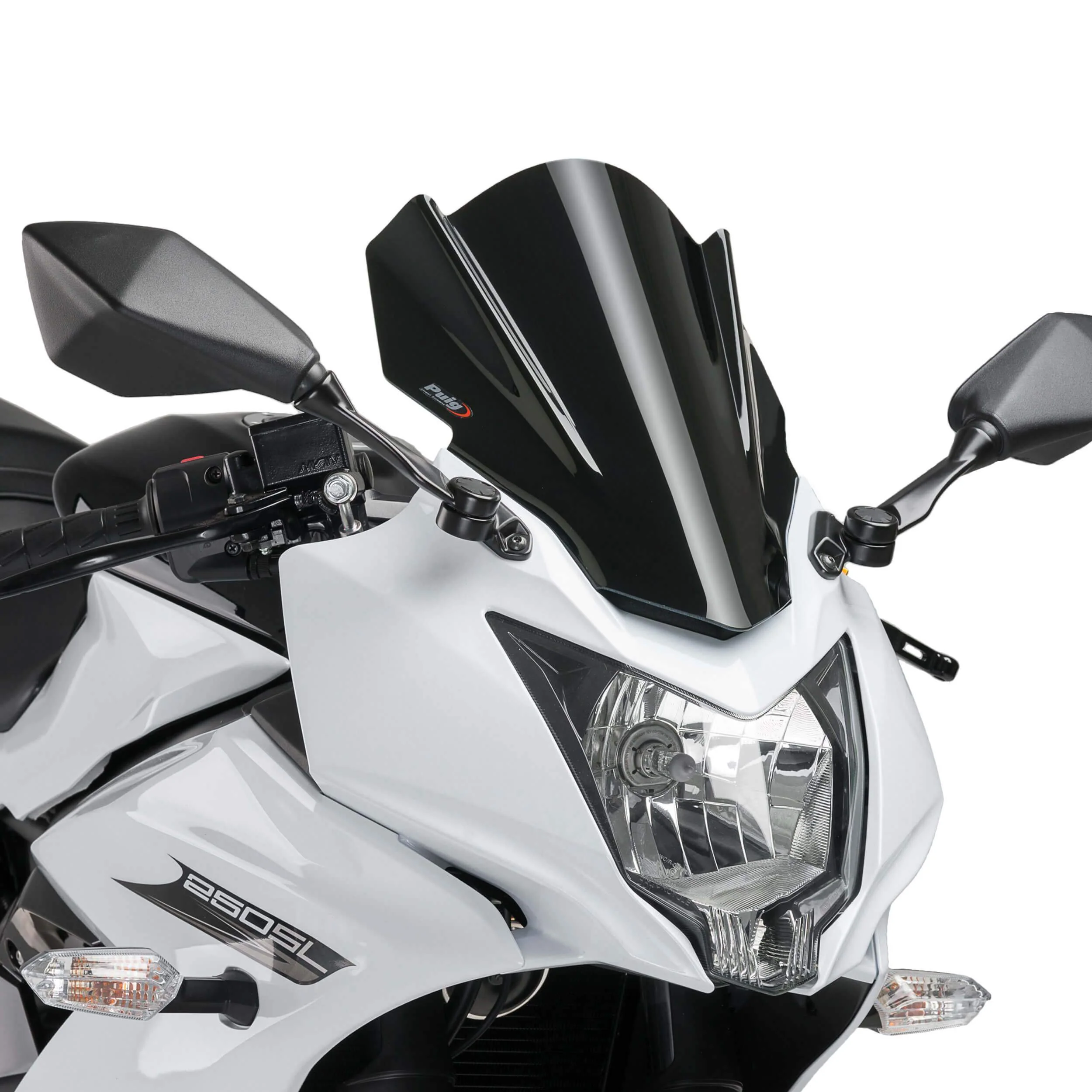 Puig Racing Screen | Black (Opaque) | Kawasaki Ninja 250 SL 2015>2016 - Image 2