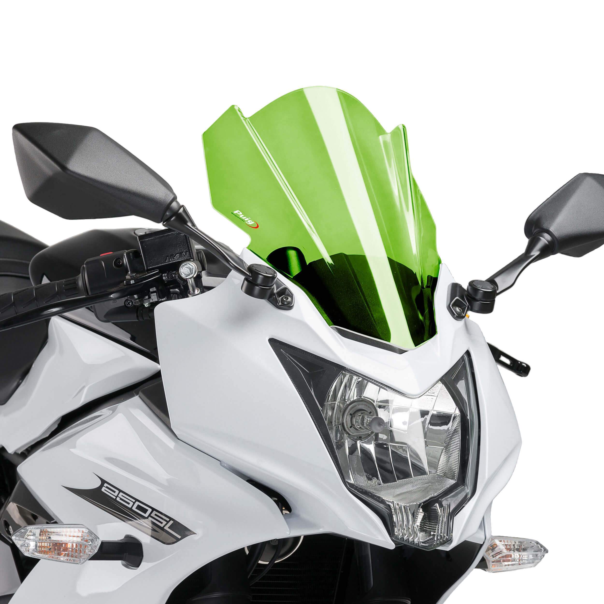 Puig Racing Screen | Green | Kawasaki Ninja 250 SL 2015>2016 - Image 2