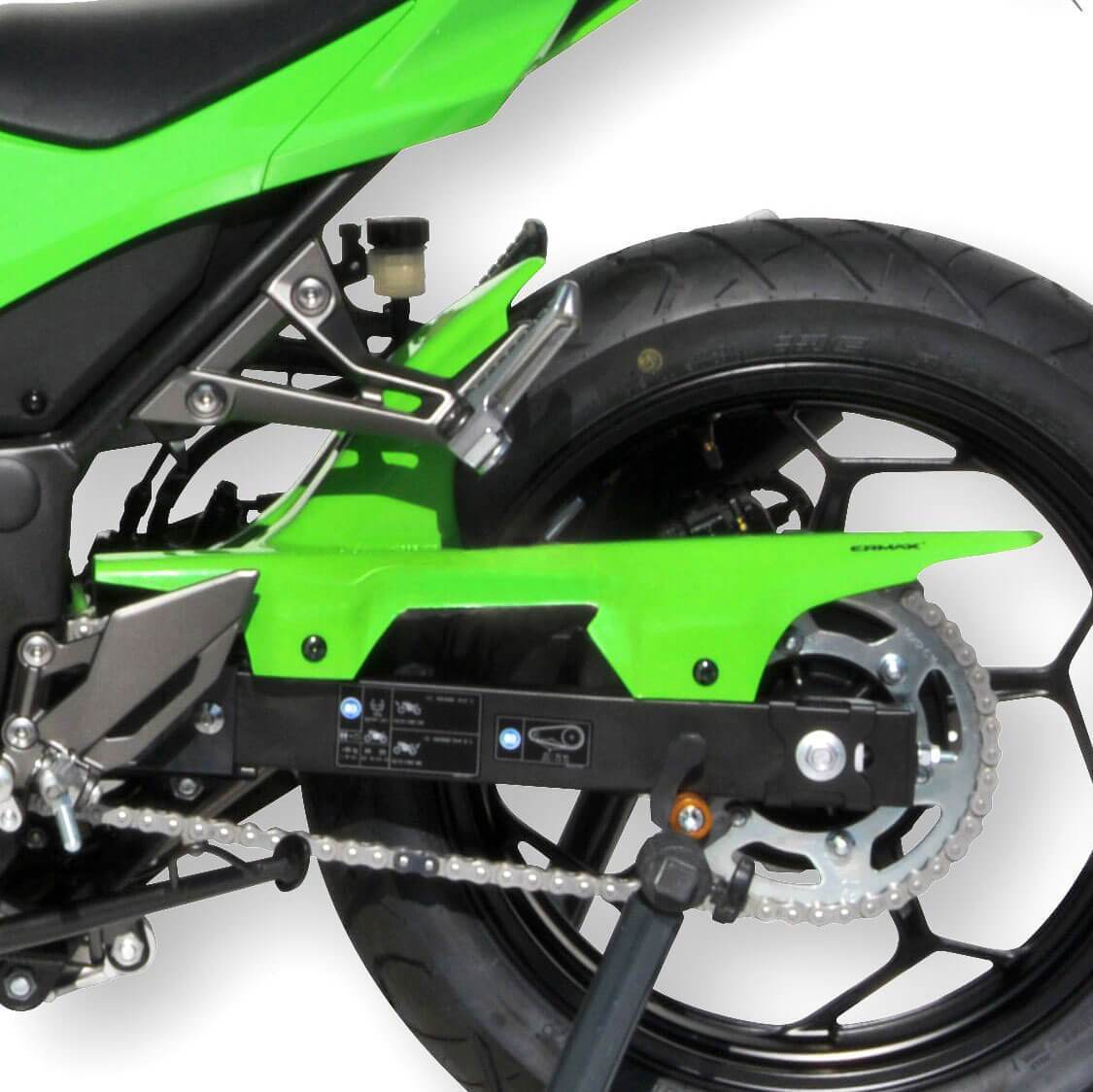 Ermax Hugger | Gloss Green (Lime Green) | Kawasaki Ninja 300 2013>2017 - Image 2