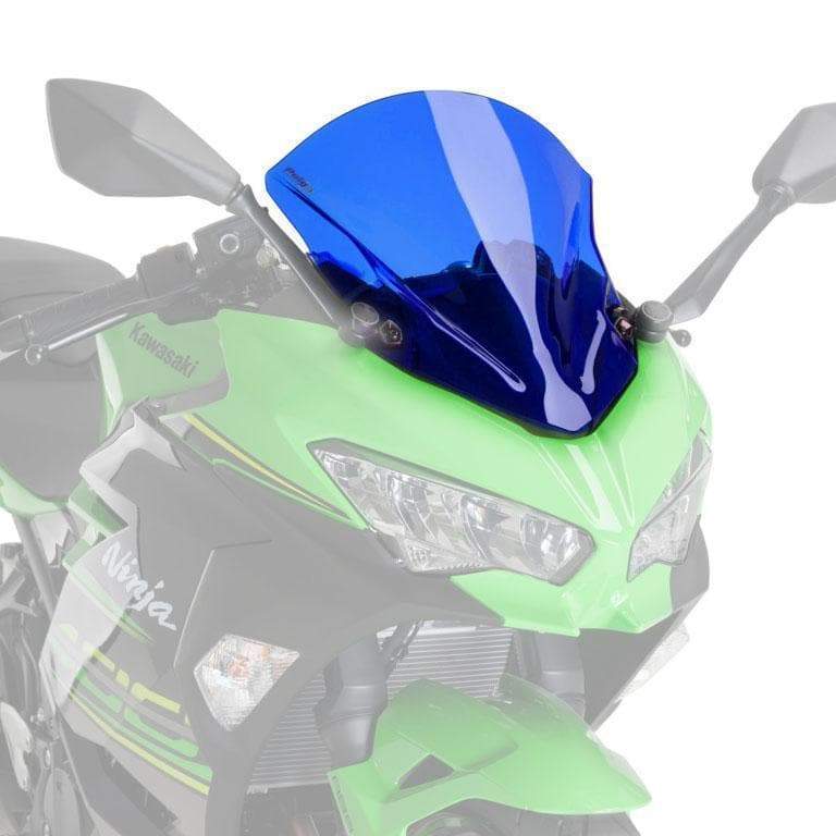 Puig Racing Screen | Blue | Kawasaki Ninja 400 2018>Current