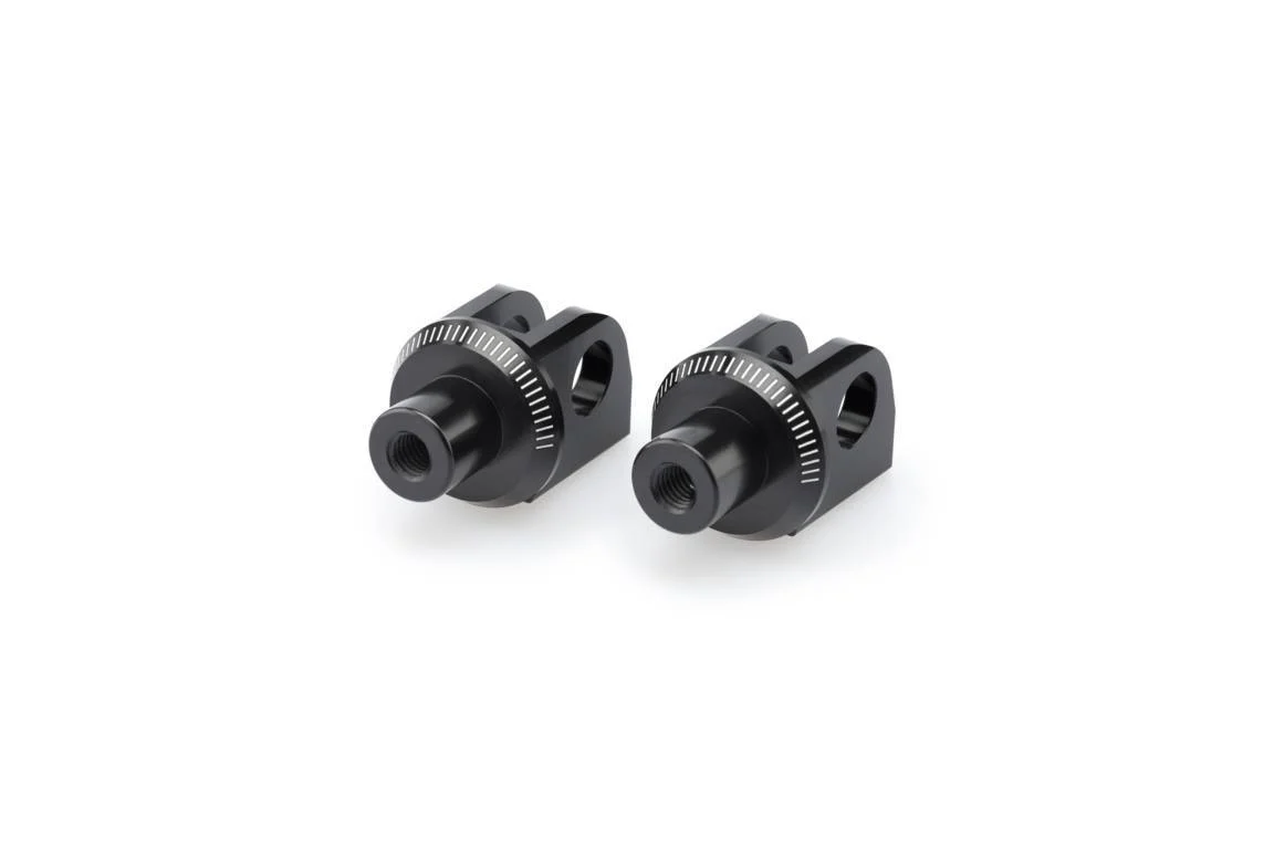 Puig Footpeg Adaptors Rider | Black | Kawasaki Ninja H2 SX 2018>Current
