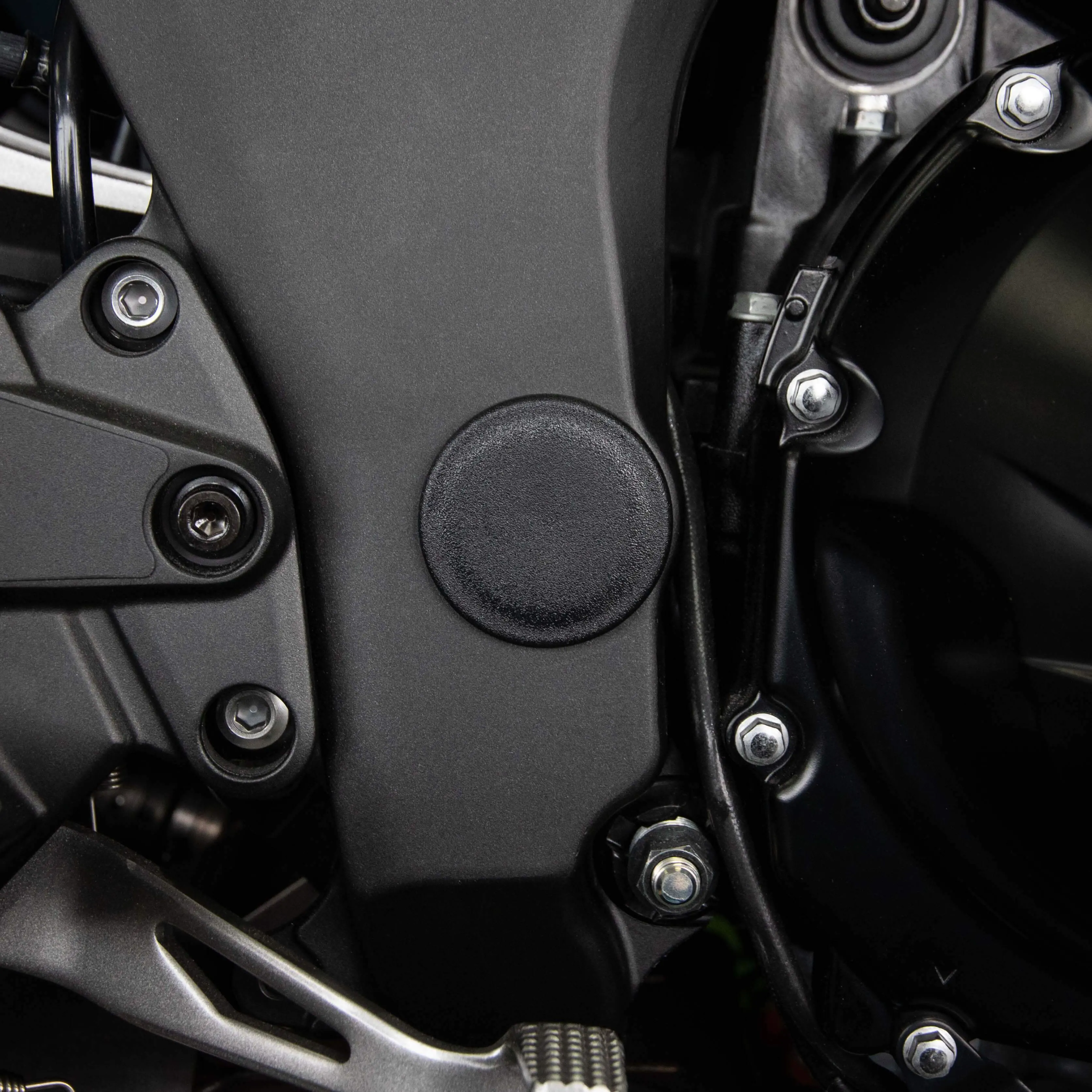 Pyramid Frame End Caps | Matte Black | Kawasaki Versys 1000 2012>2024 - Image 3
