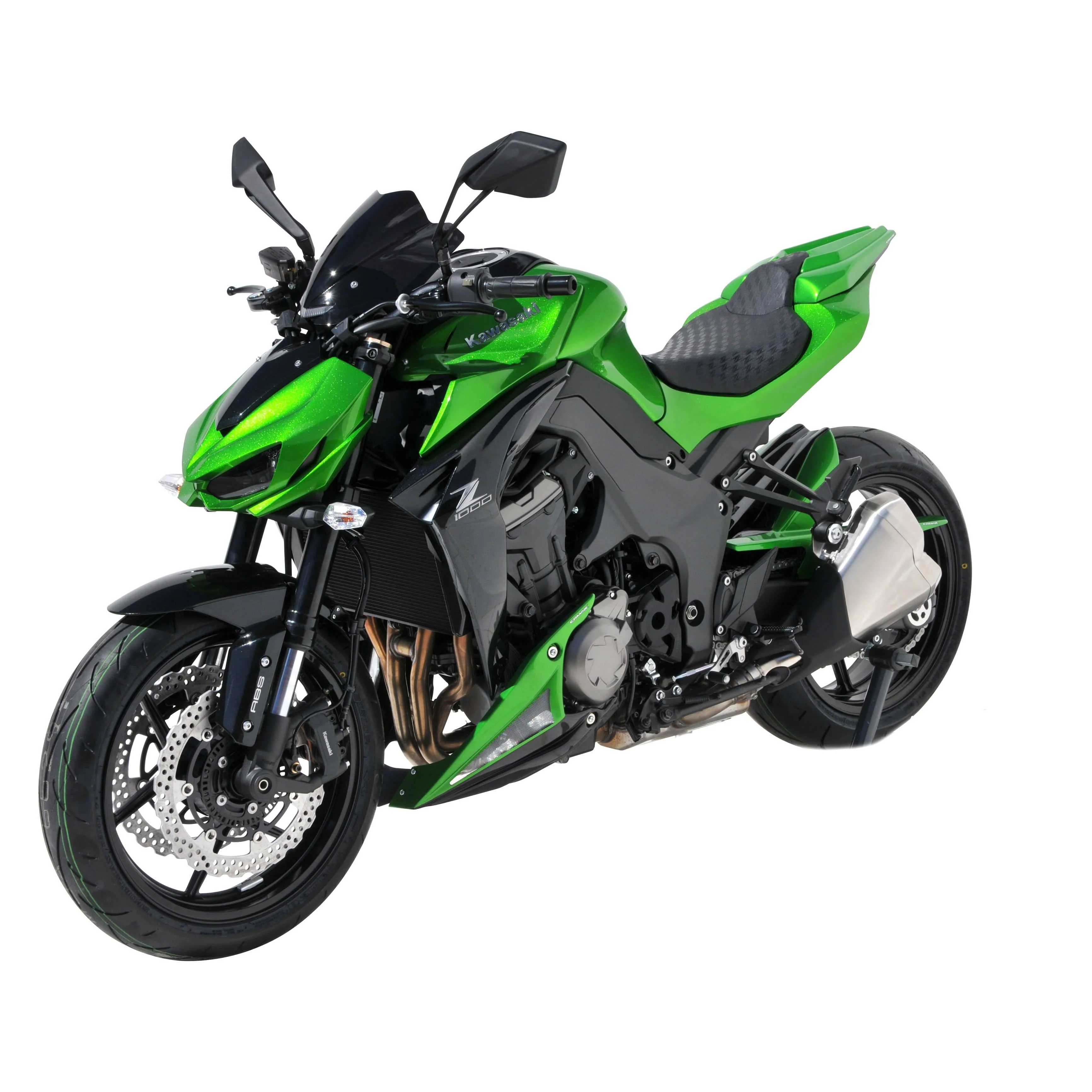 Ermax Seat Cowl | Pearl Storm Grey / Candy Surf Blue | Kawasaki Z 1000 2014>Current - Image 3