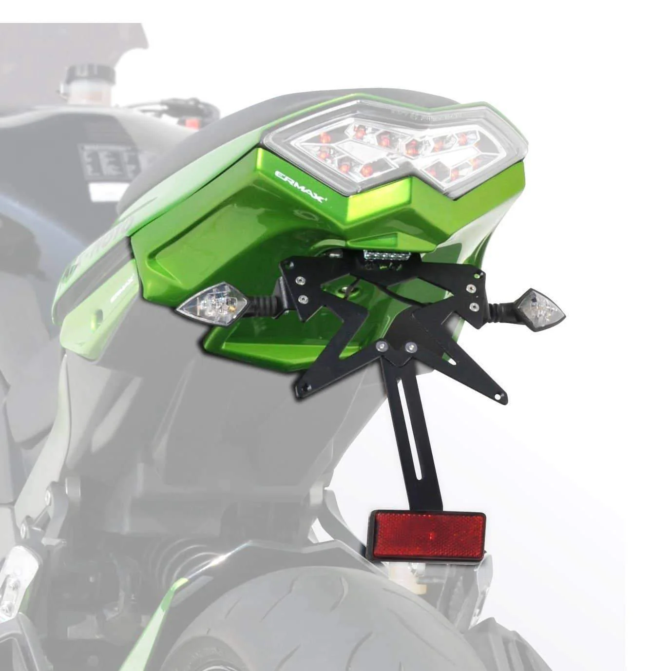 Ermax Undertray | Metallic Green (Candy Lime Green 3 ( 51 P )) | Kawasaki Z 1000 SX 2015>2016