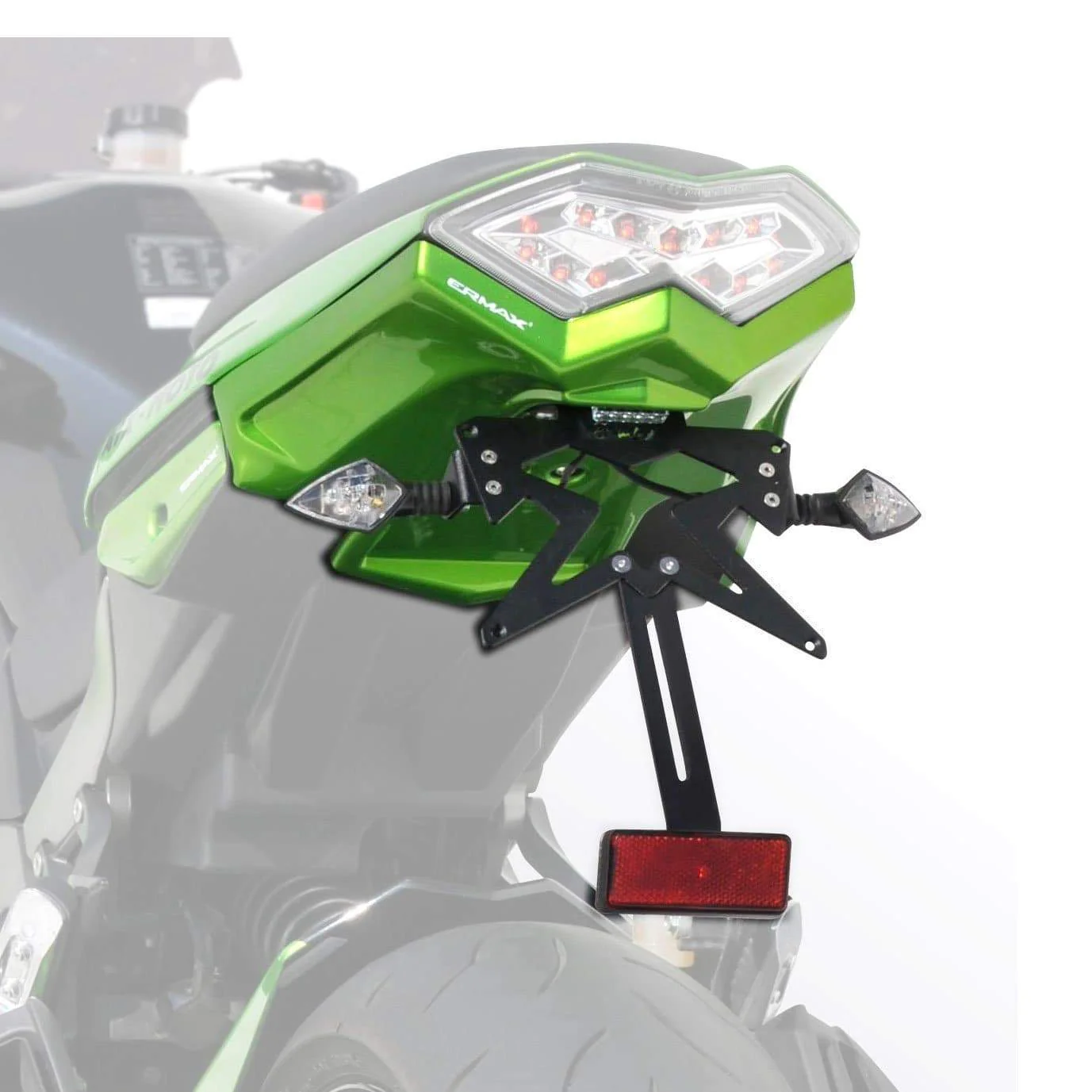 Ermax Undertray | Metallic Red (Candy Fire Red) | Kawasaki Z 1000 SX 2015>2015