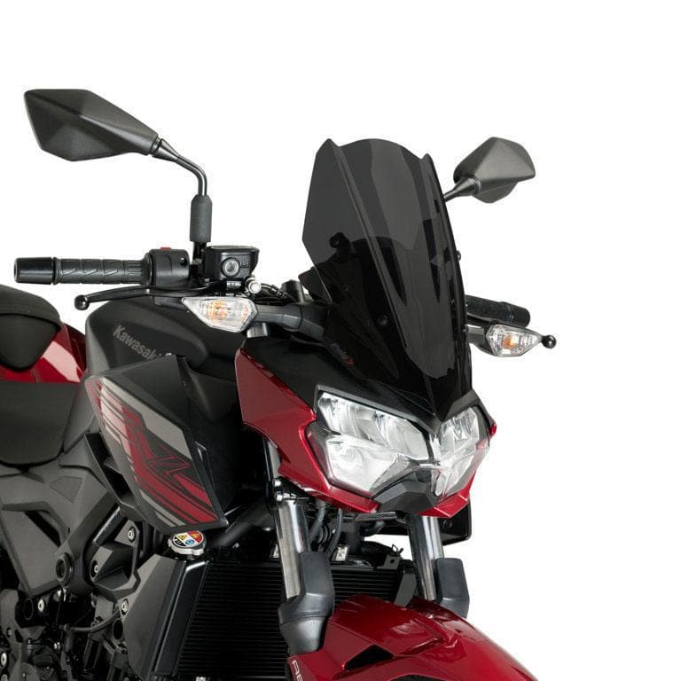 Puig Sport Screen | Dark Smoke | Kawasaki Z 400 2019>Current - Image 2