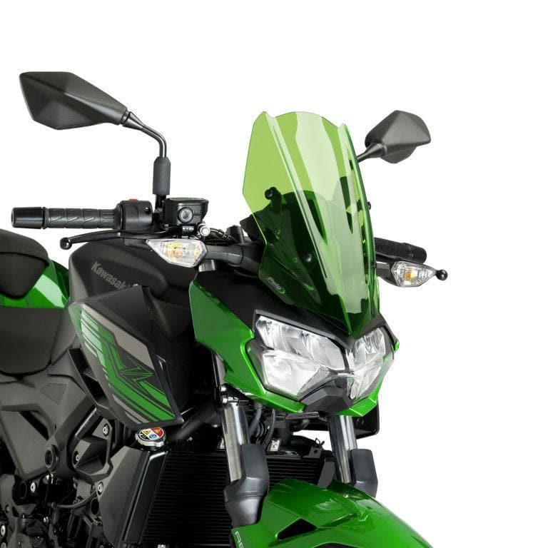 Puig Sport Screen | Green | Kawasaki Z 400 2019>Current - Image 2