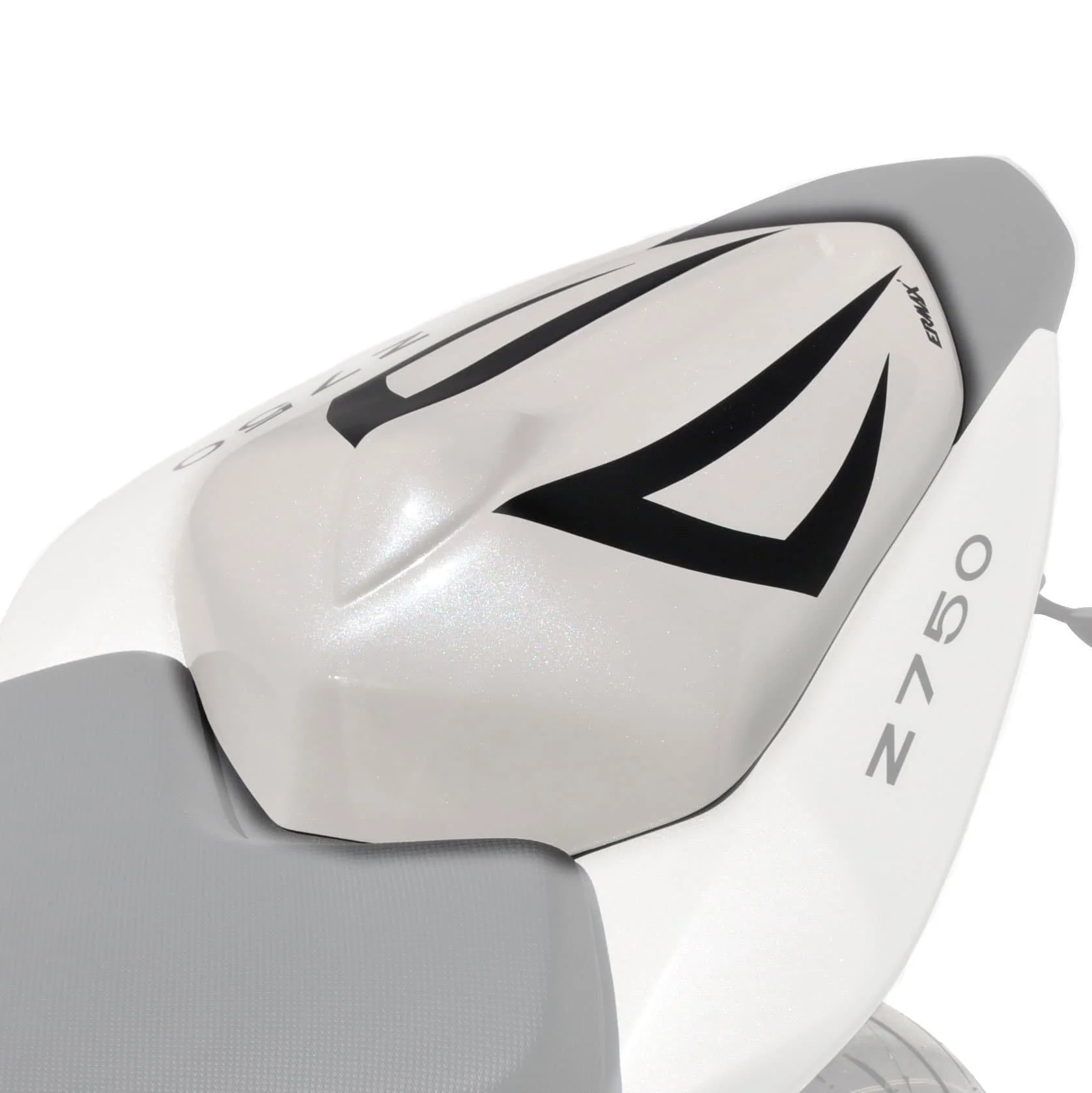 Ermax Seat Cowl | Metallic White (Pearl Alpine White) | Kawasaki Z 750 2011>2011
