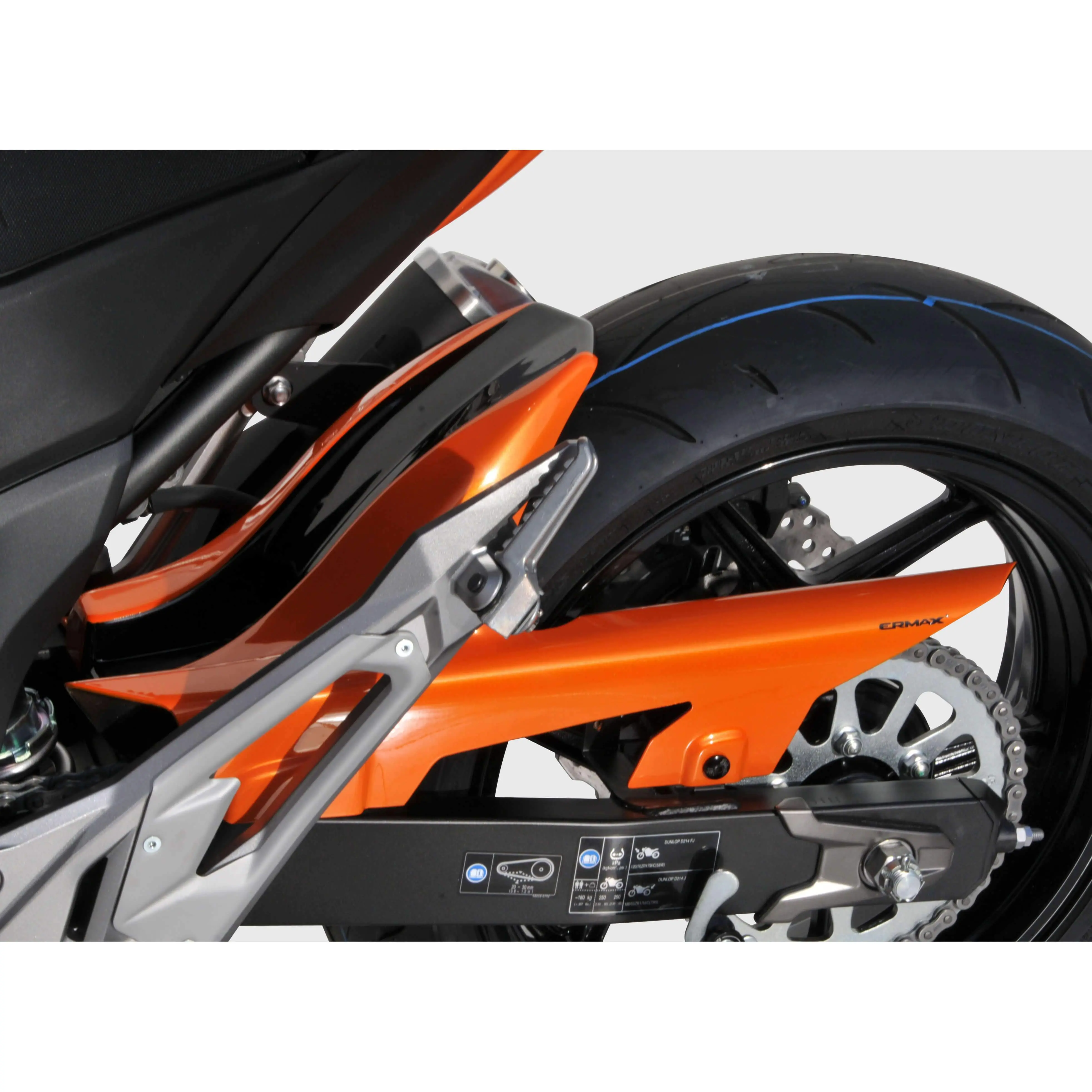 Ermax Hugger | Metallic Orange/Metallic Black(Pearl Blazing Orange/Spark Black) | Kawasaki Z 800 2013>2013 - Image 2