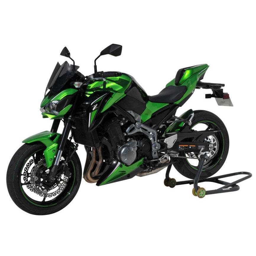 Ermax Belly Pan | Metallic Green/Metallic Black (Candy Lime Green/Spark Black) | Kawasaki Z 900 2017>2018 - Image 3