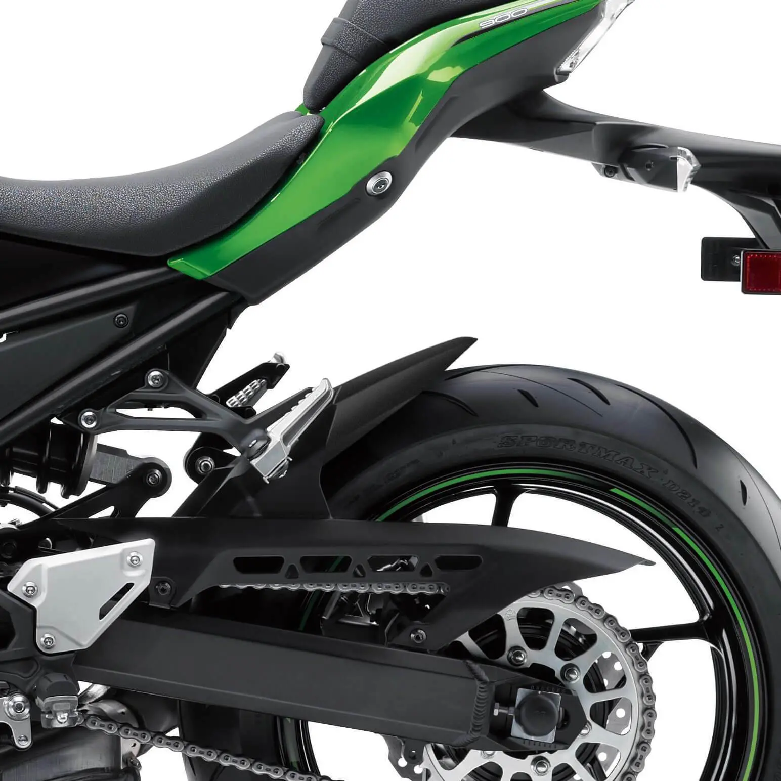 Pyramid Hugger Extension | Matte Black | Kawasaki Z 900 2017>Current - Image 2