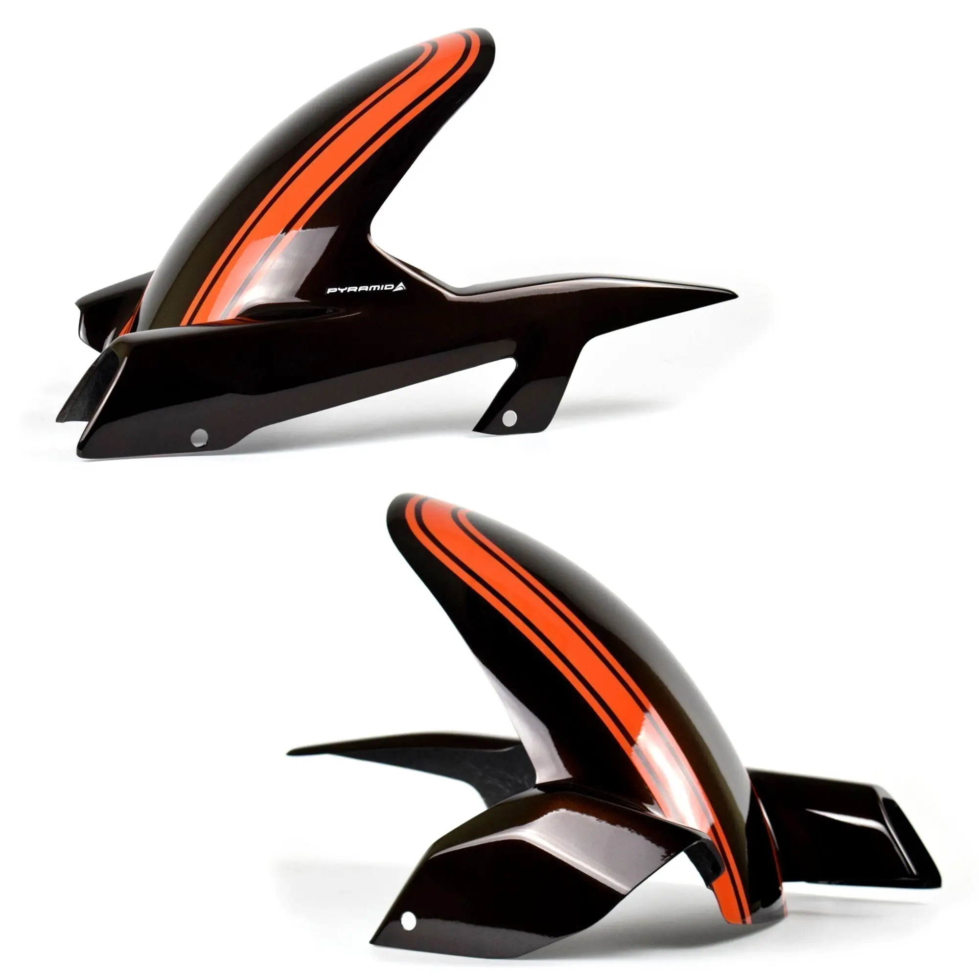 Pyramid Hugger | Metallic Brown/Metallic Orange (Candytone Brown/Candytone Orange) | Kawasaki Z 900 RS 2017>2020 - Image 5