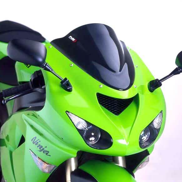 Puig Racing Screen | Black (Opaque) | Kawasaki ZX10-R 2006>2007