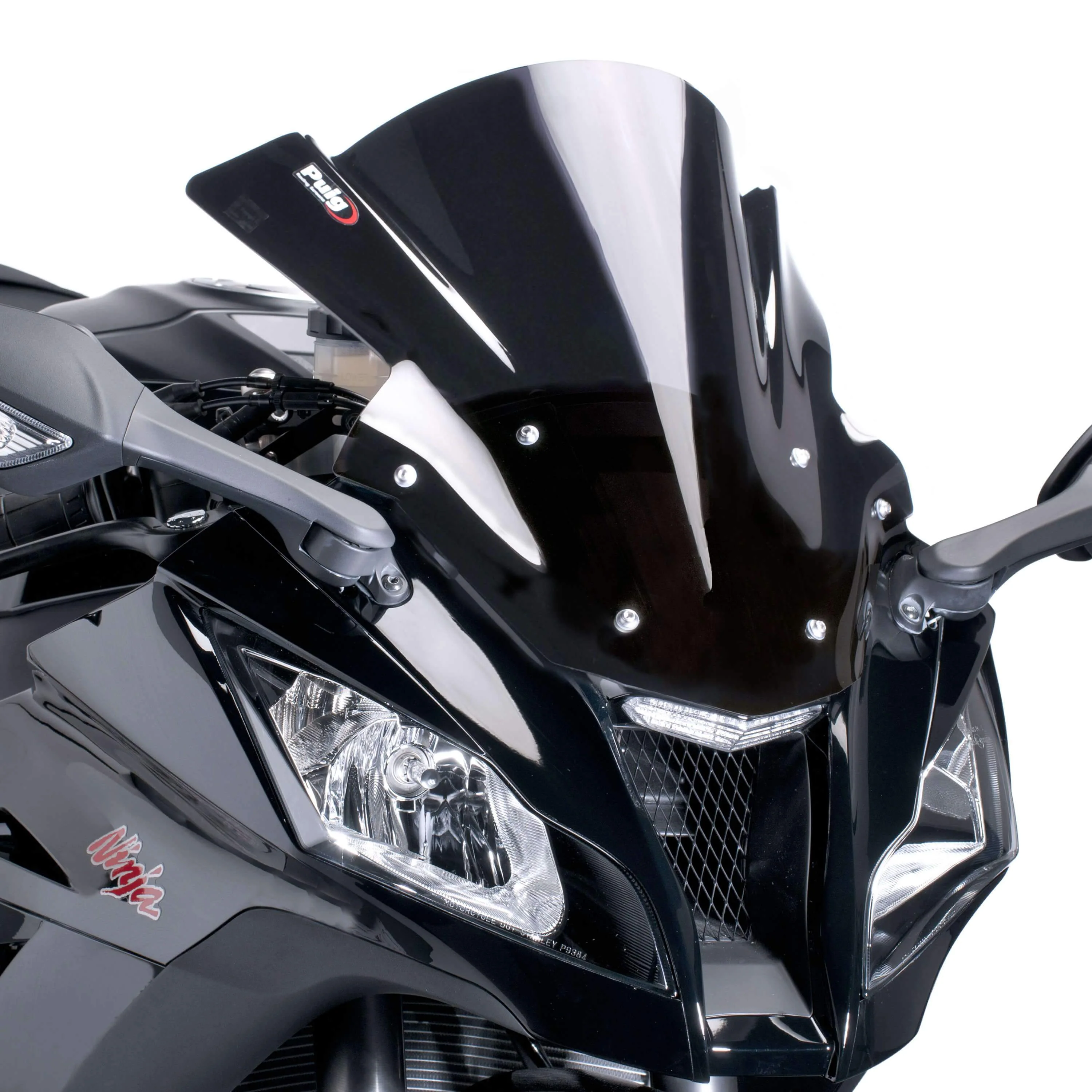 Puig Racing Screen | Black (Opaque) | Kawasaki ZX10-R 2011>2015 - Image 2
