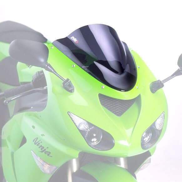 Puig Racing Screen | Dark Smoke | Kawasaki ZX10-R 2006>2007 - Image 2