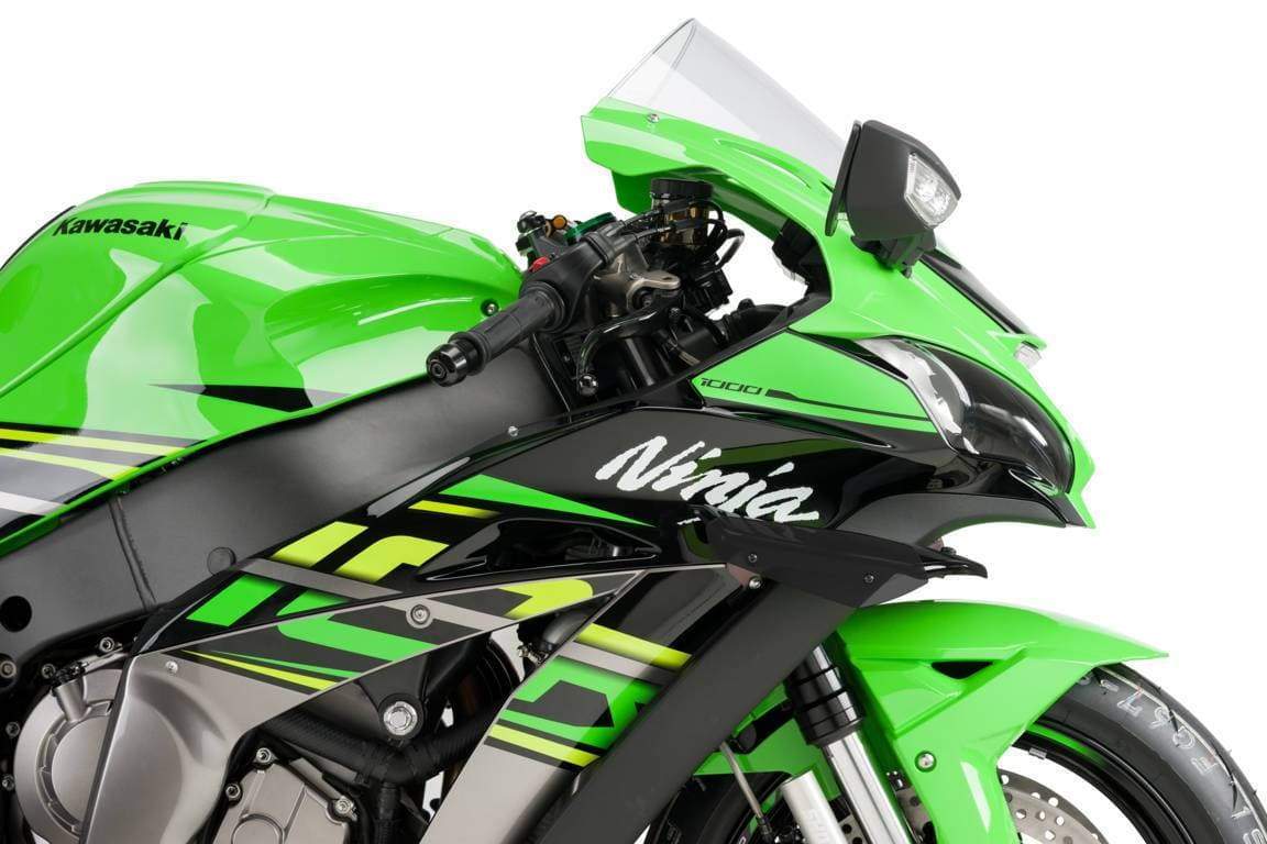 Puig Side Downforce Wings | Black | Kawasaki ZX10-R 2011>2020 - Image 3