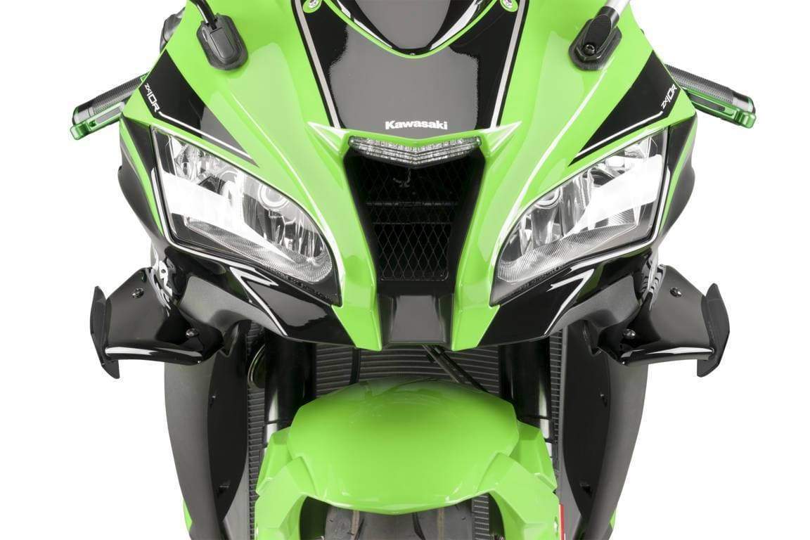 Puig Side Downforce Wings | Black | Kawasaki ZX10-R 2011>2020 - Image 4