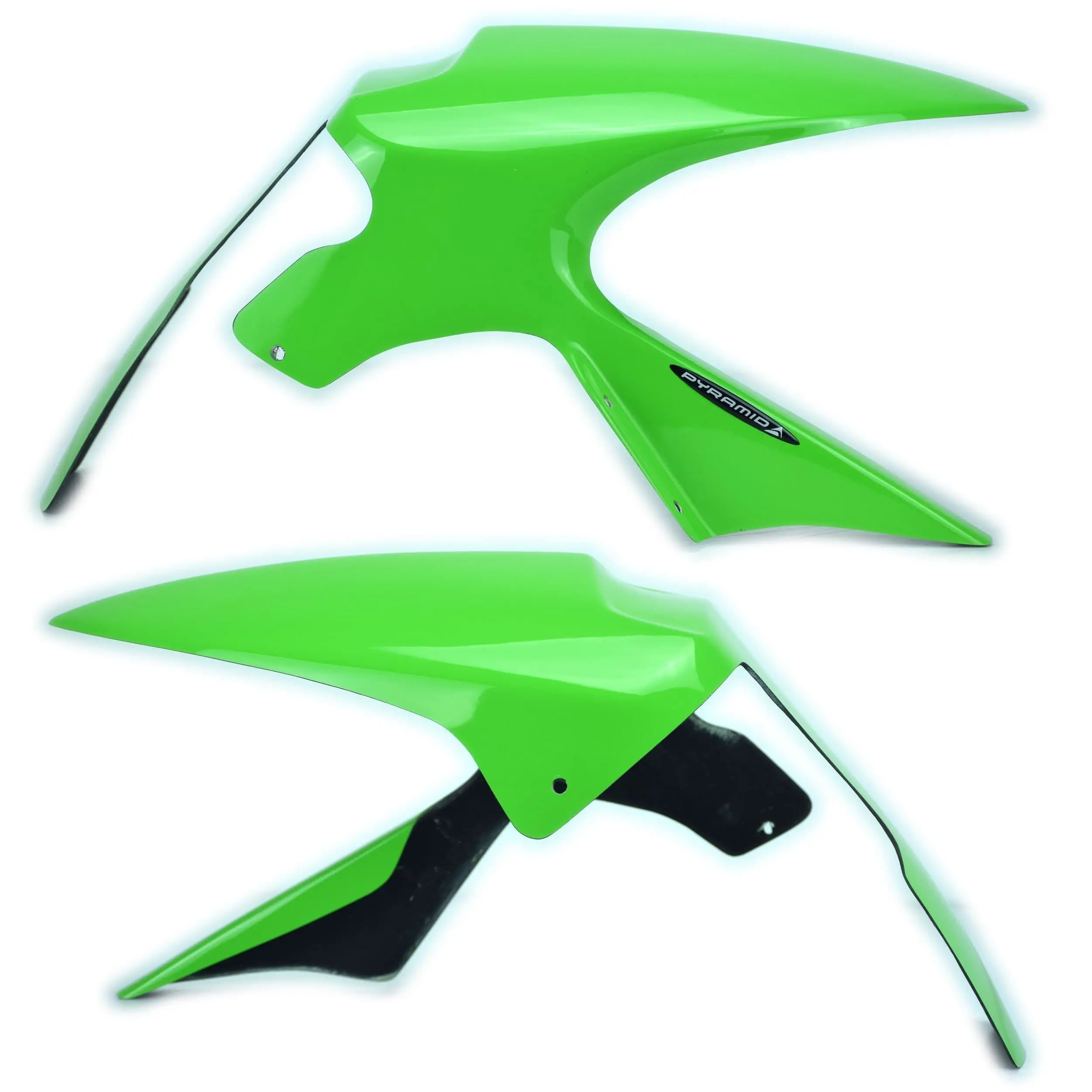 Pyramid Hugger | Gloss Green | Kawasaki Ninja ZX-6R 2007>2009 - Image 2