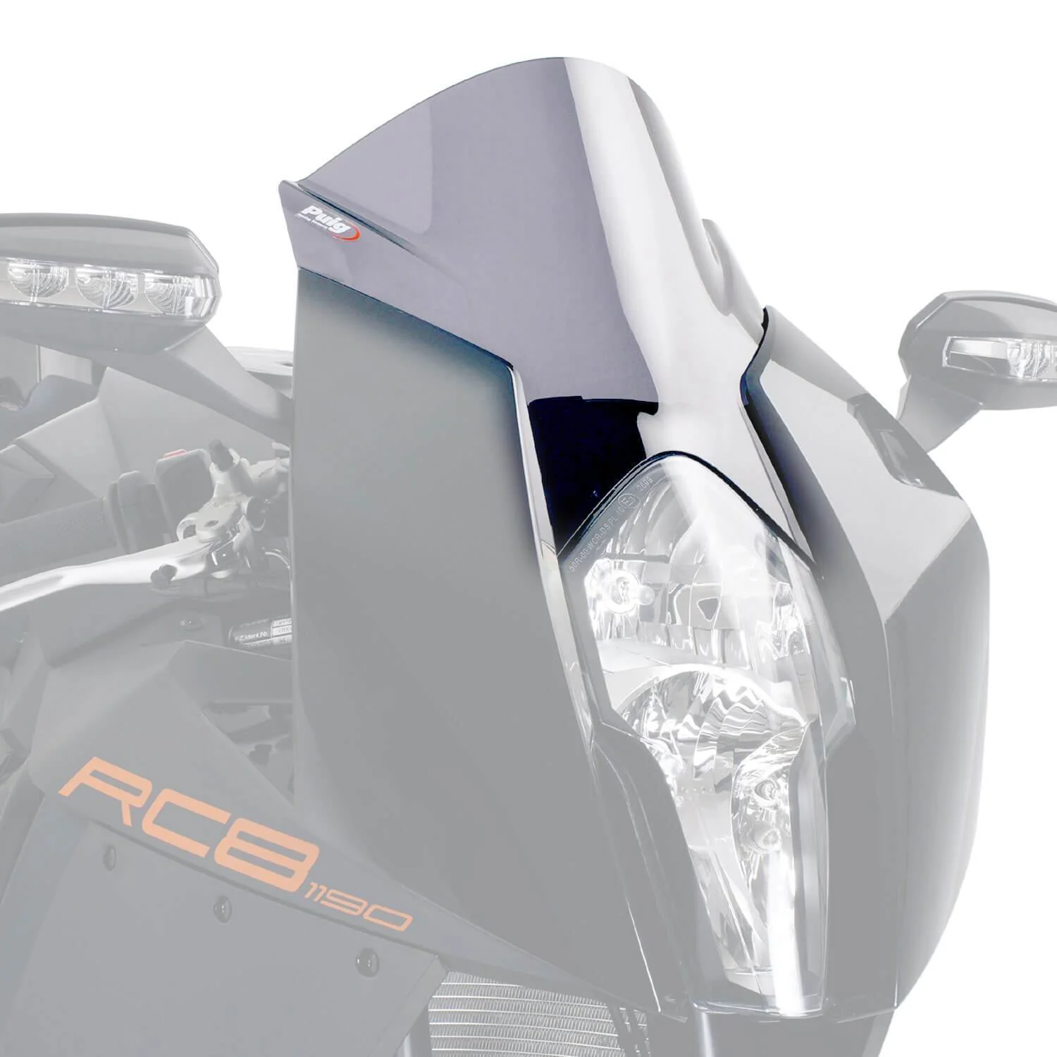 Puig Racing Screen | Light Smoke | KTM 1190 RC8/R 2008>2015 - Image 2