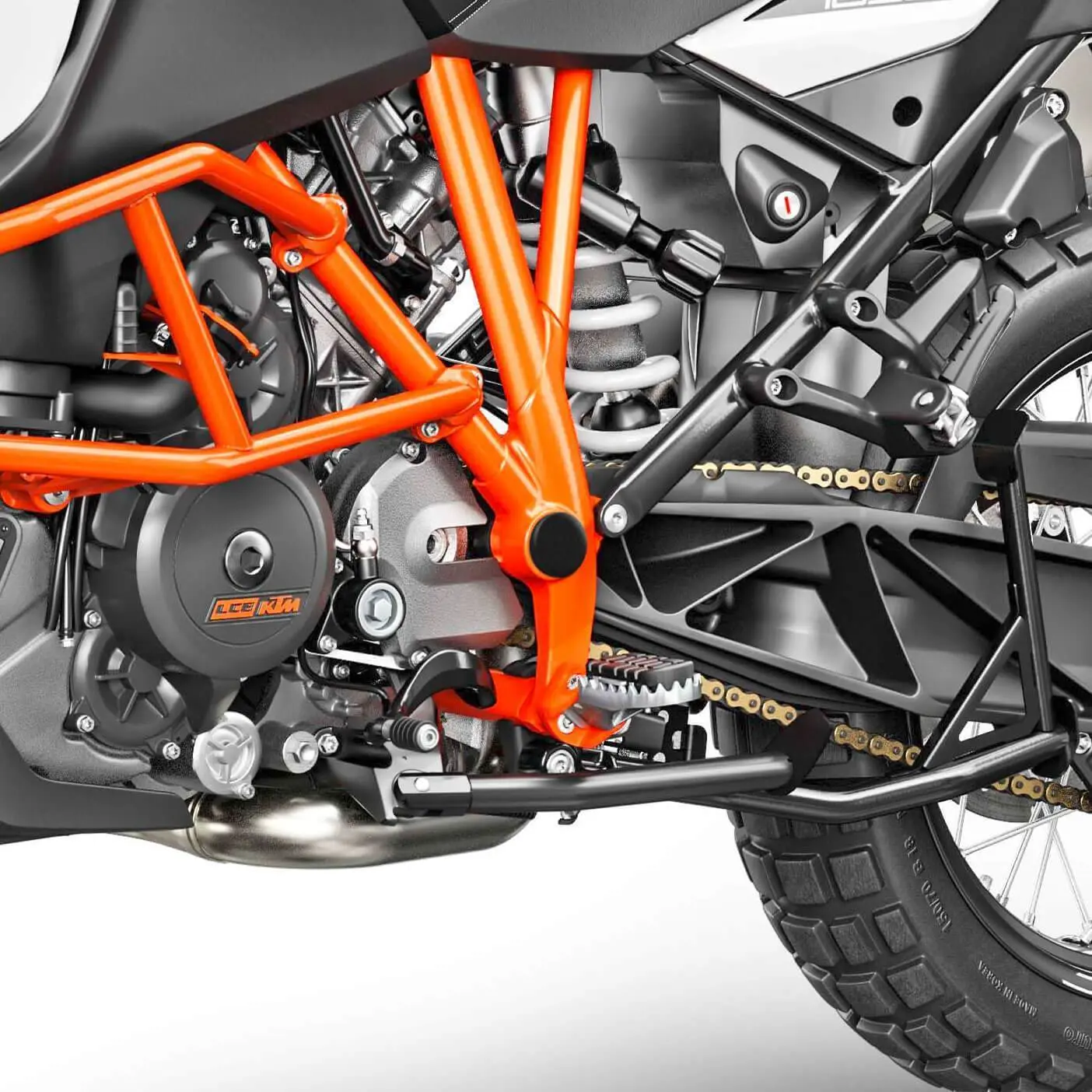 Pyramid Frame End Caps | Matte Black | KTM 1290 Super Duke GT 2016>Current - Image 3