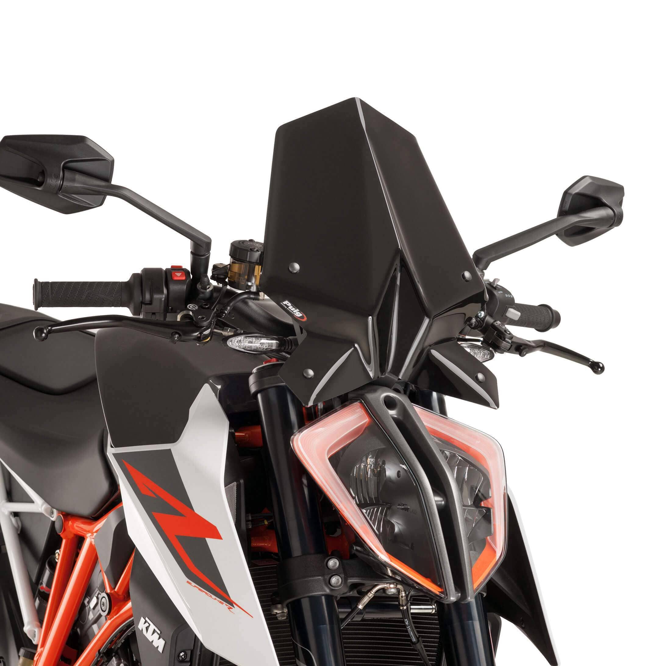 Puig Sport Screen | Black (Opaque) | KTM 1290 Super Duke R 2017>2019 - Image 2
