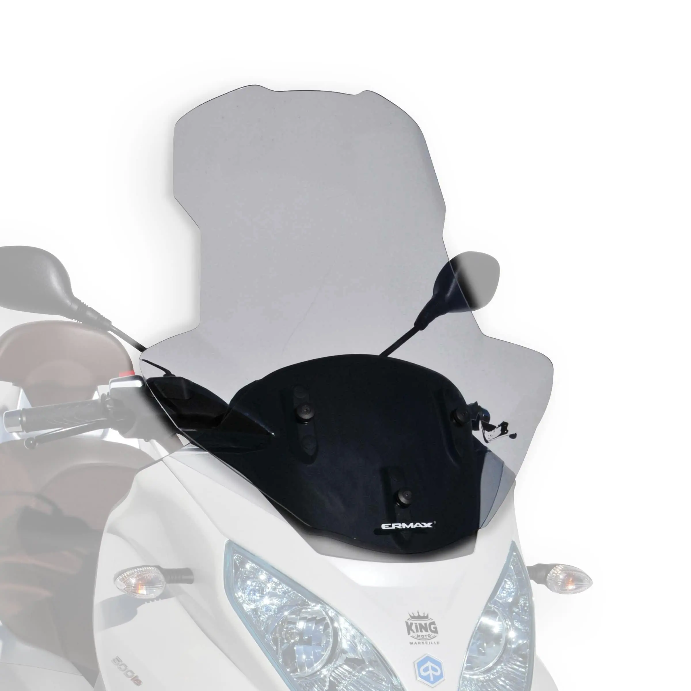Ermax Touring Screen | Brown Smoke | Piaggio MP3 300ie 2011>2018