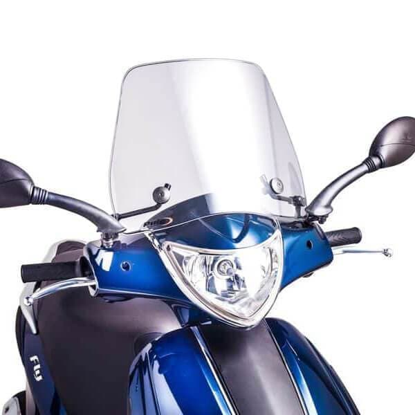 Puig Trafic Screen | Clear | Piaggio New Fly 50 2013>2018