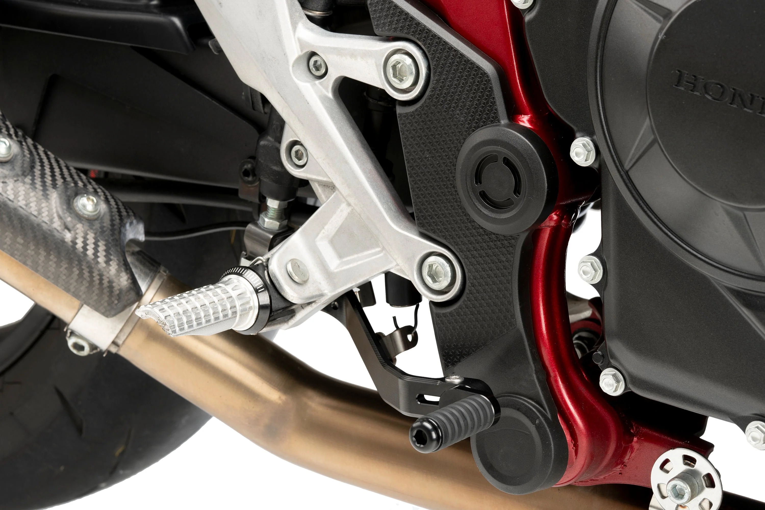 Puig Adjustable Rear Brake Lever | Black | Honda CB750 Hornet 2023>Current - Image 2