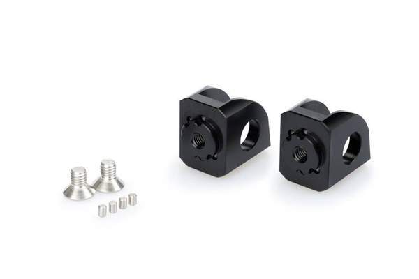 Puig Adjustable Rider Footpeg Adaptor | Black | KTM 1290 Super Duke R 2020>Current