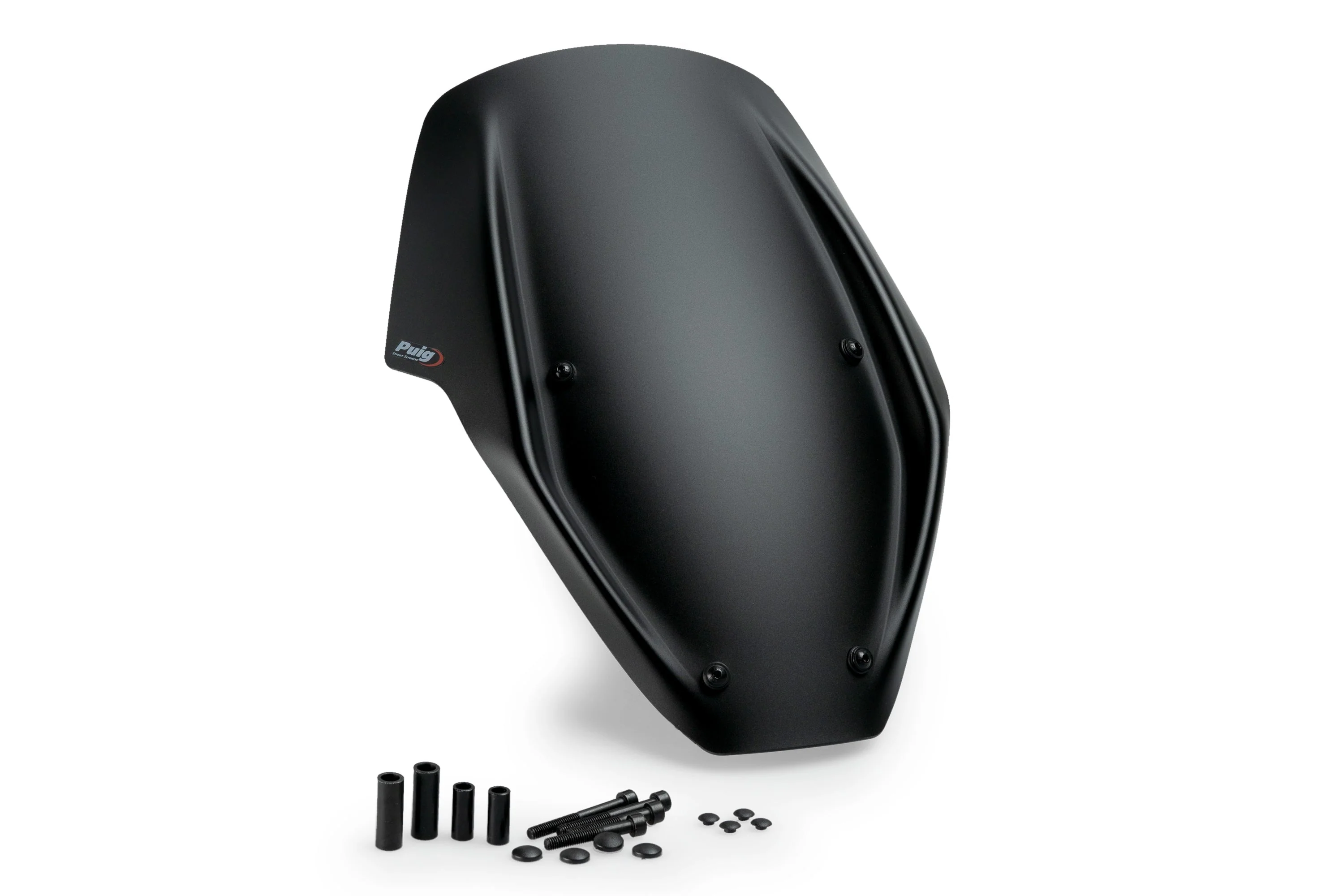 Puig Adjustable Sport Screen | Matte Black (Opaque) | Ducati Diavel V4 2024>Current