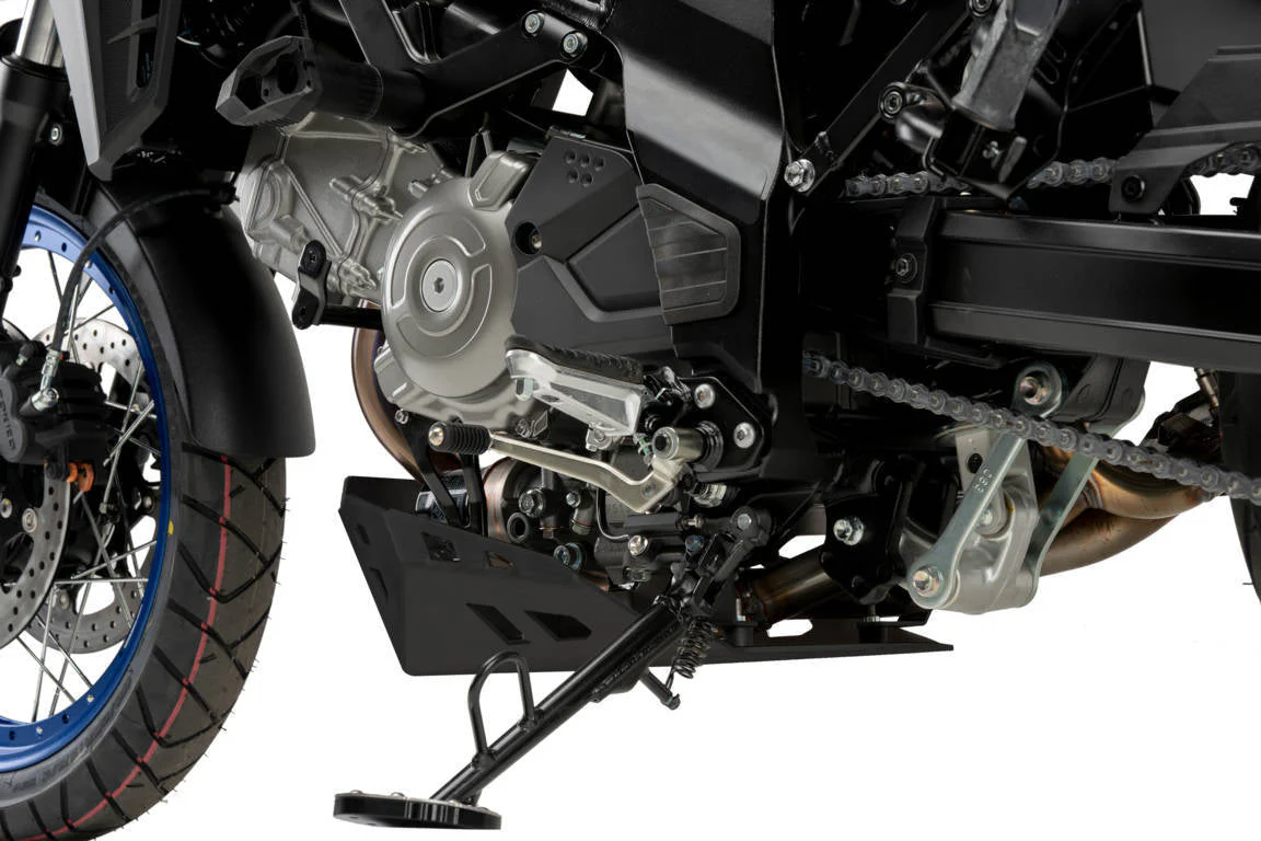 Puig Aluminium Belly Pan | Black | Suzuki V-Strom 650 2021>Current - Image 6