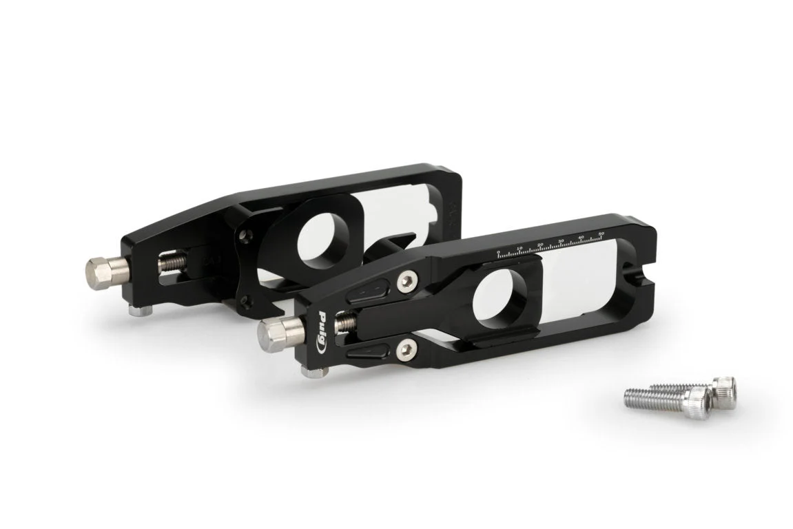 Puig Aluminium Chain Tensioner | Black | Aprilia Tuono V4R 2011>2014