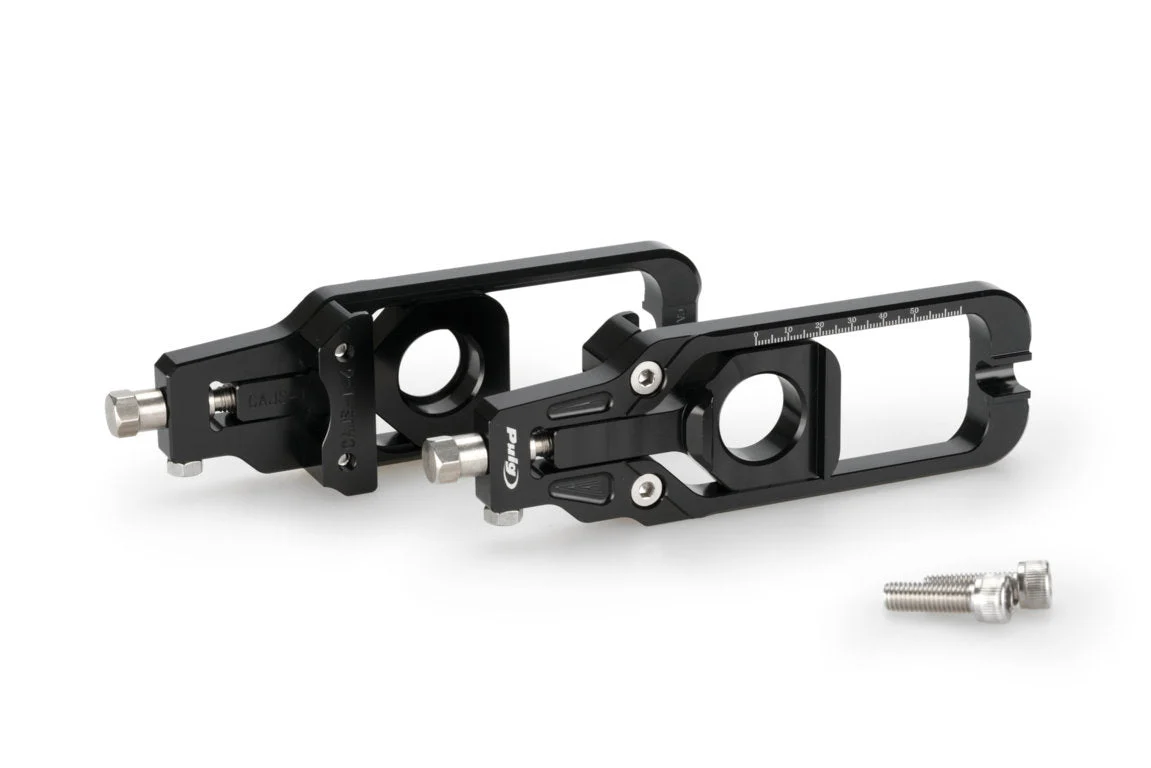 Puig Aluminium Chain Tensioner | Black | Suzuki GSX-R750 2011>2016