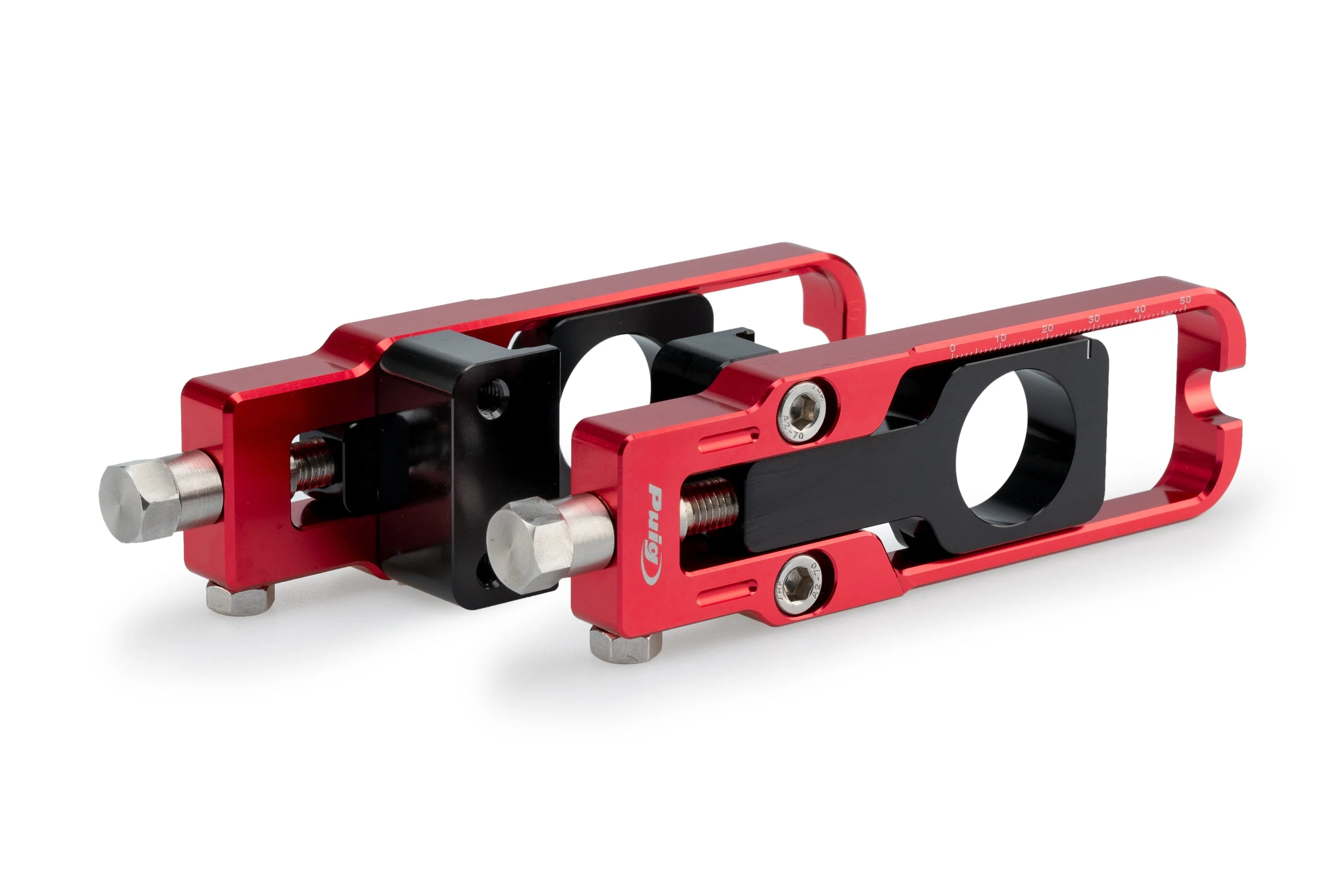 Puig Aluminium Chain Tensioner | Red | Suzuki GSX-8R/S 2023>Current