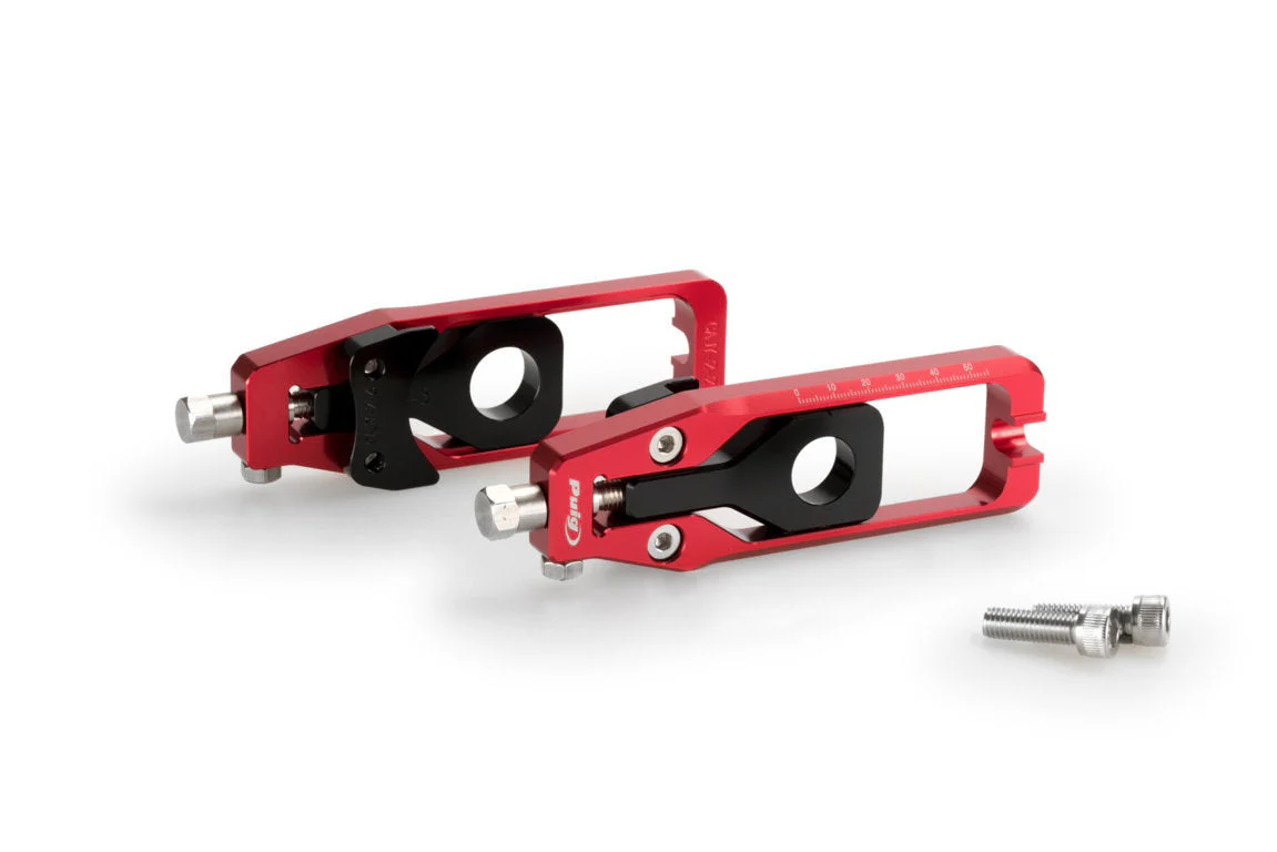 Puig Aluminium Chain Tensioner | Red | Yamaha Tracer 900 2015>2016