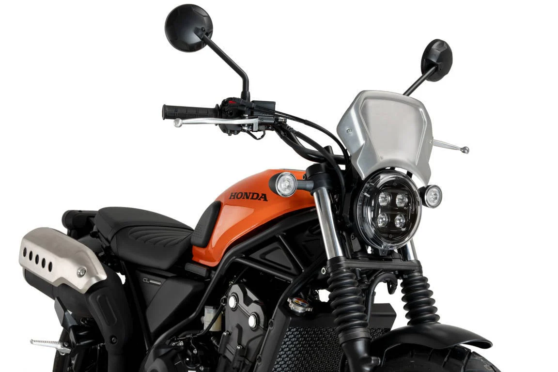 Puig Aluminium Fly Screen | Silver | Honda CL 500 2023>Current