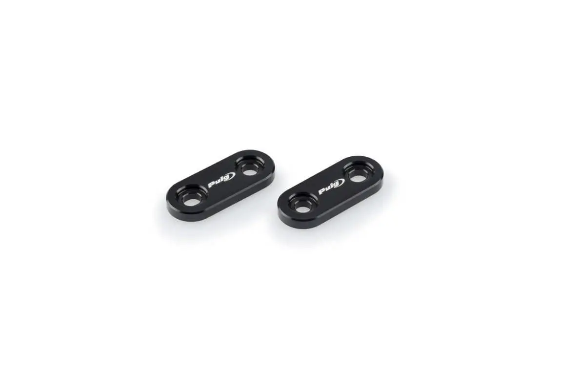 Puig Aluminium Mirror Caps | Black | Yamaha XJ6 Diversion 2009>2016