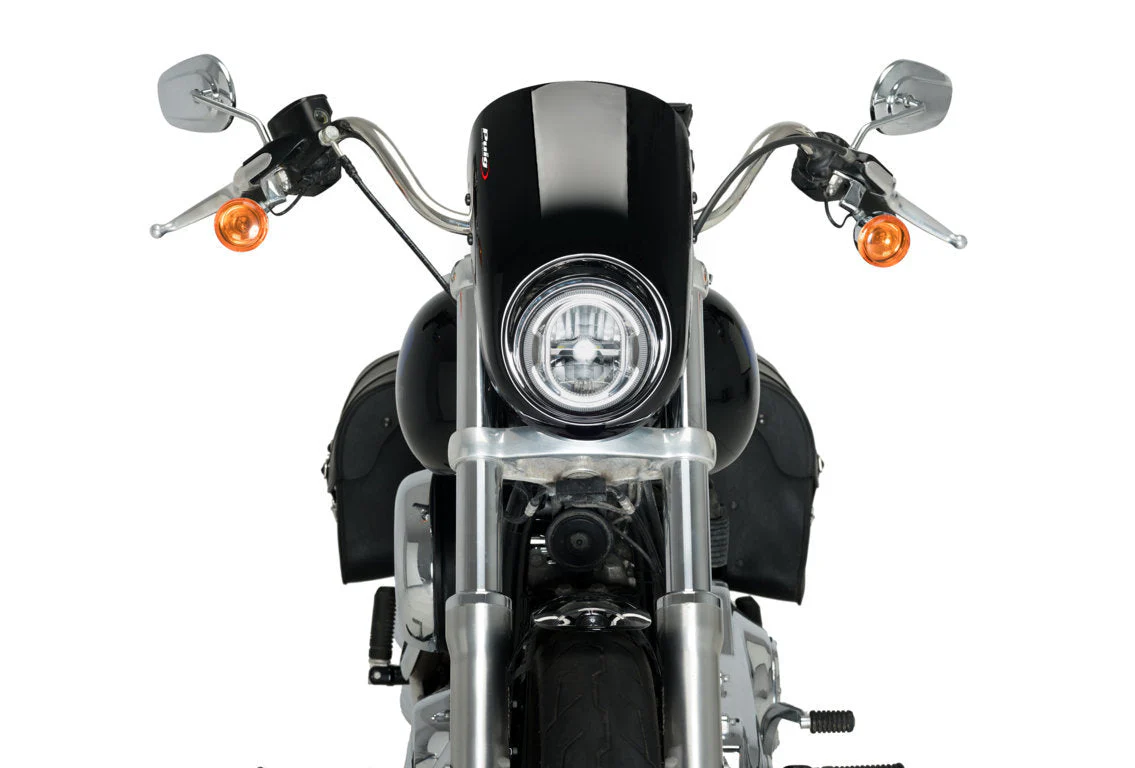 Puig Anarchy Screen | Black | Harley Davidson Softail Low Rider (FXLR) 2018>2019 - Image 2
