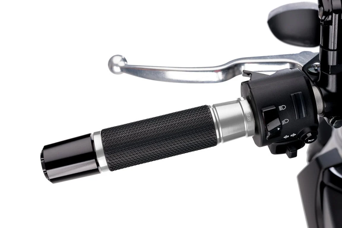 Puig Ascent Grips - 123mm | Silver