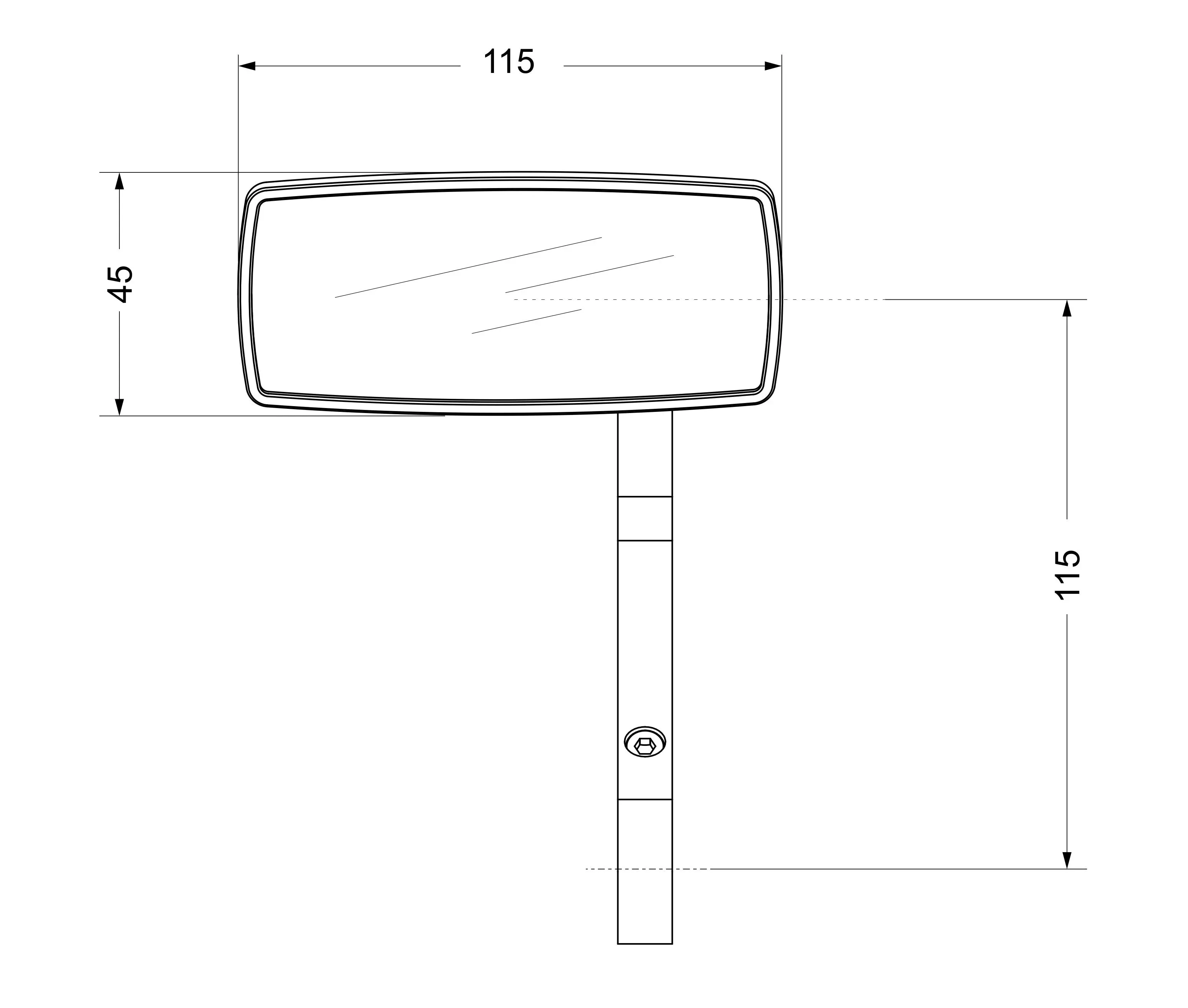 Puig Bar End Mirror Look | Black - Image 6