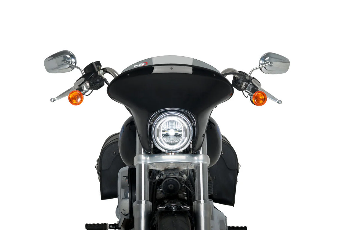 Puig Batwing SML Sport Screen | Light Smoke | Harley Davidson Softail Low Rider (FXLR) 2018>2019 - Image 2