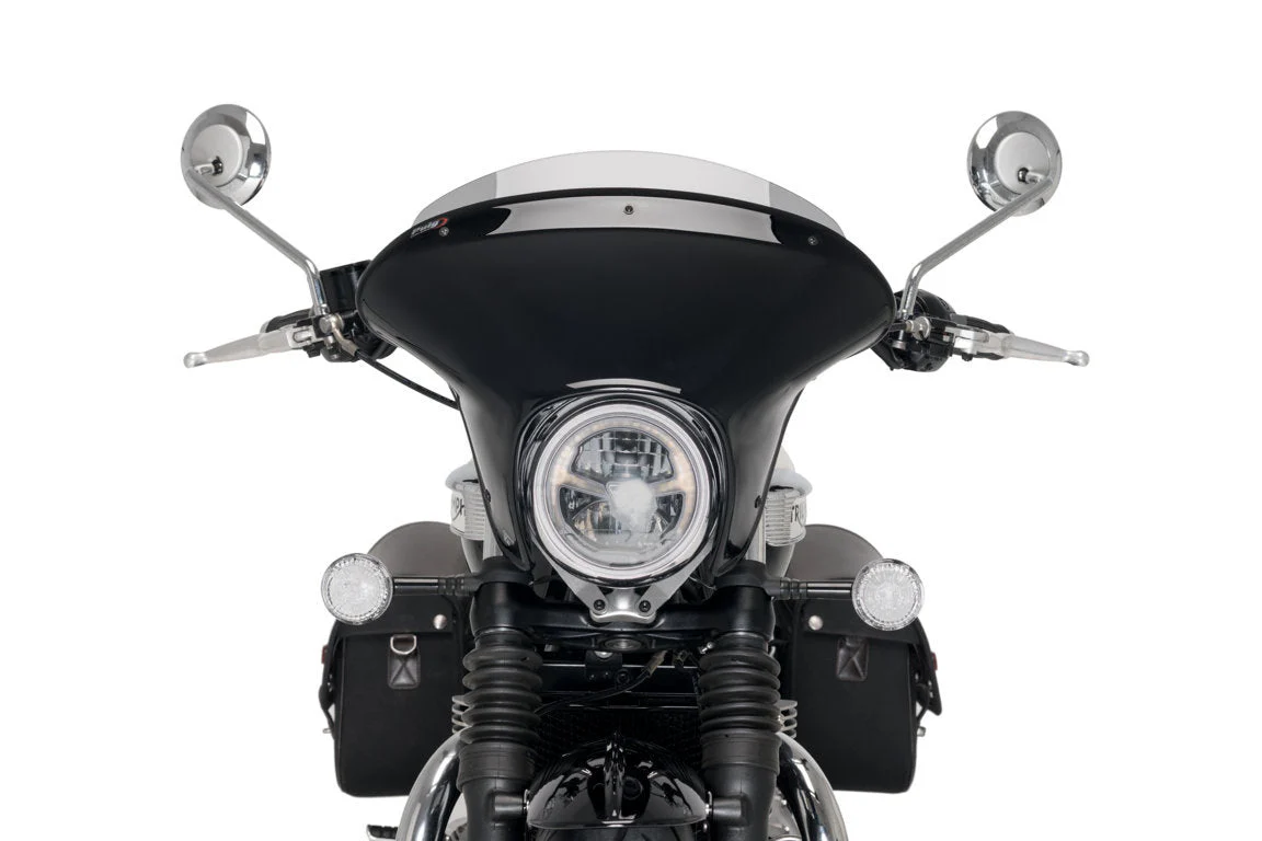 Puig Batwing SML Sport Screen | Light Smoke | Triumph Bonneville Speedmaster 2018>Current - Image 2