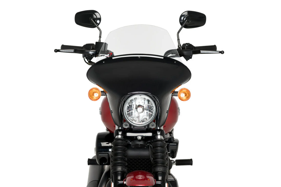 Puig Batwing SML Touring Screen | Clear | Harley Davidson Street 750 (XG750) 2017>2020 - Image 2