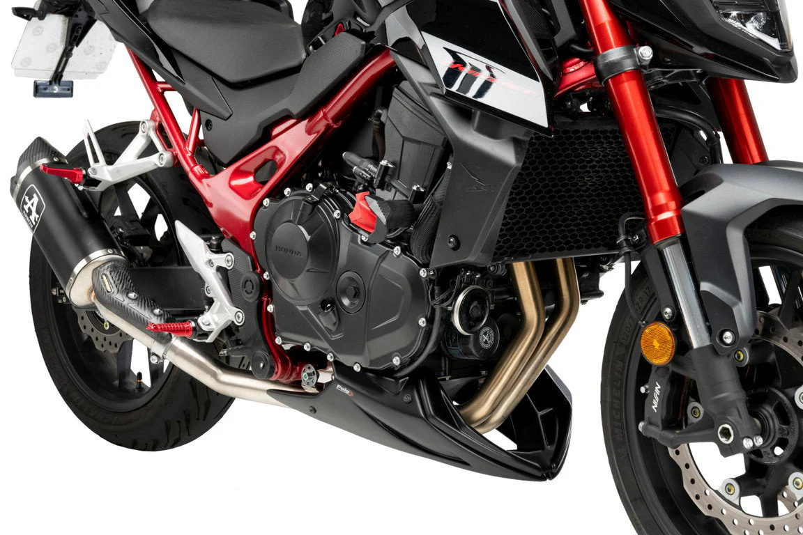 Puig Belly Pan | Gloss Black | Honda CB750 Hornet 2023>Current - Image 4