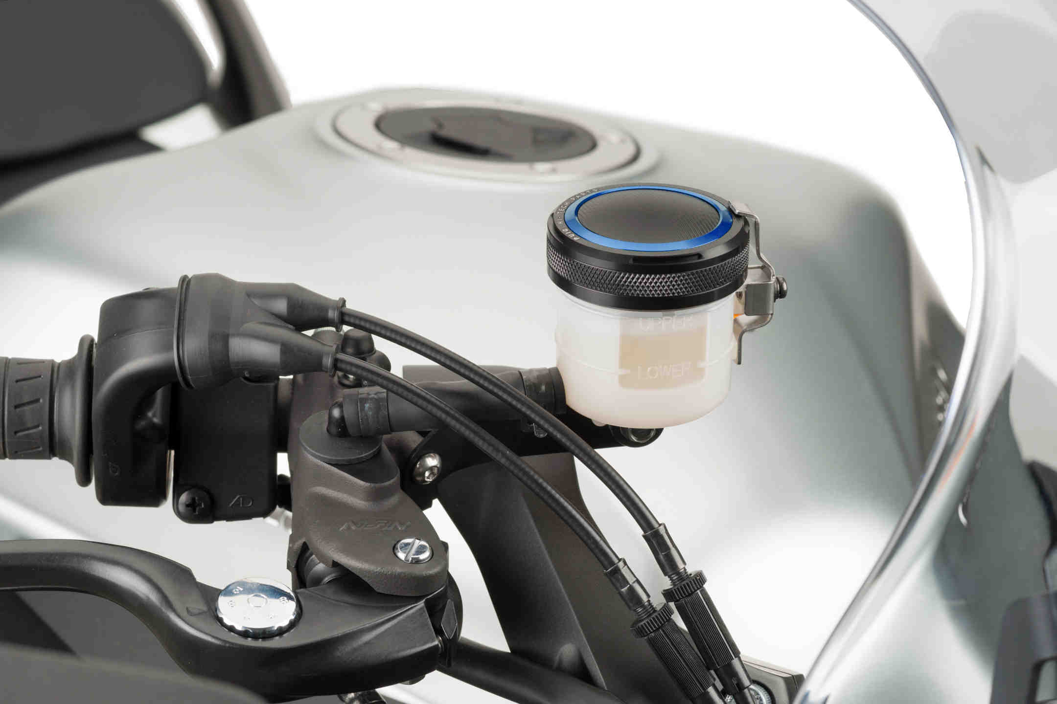 Puig Brake Fluid Reservoir Cover | Blue | Fits Various Models - Image 2