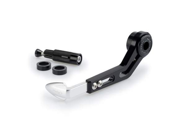 Puig Clutch Lever Protector - Universal Fit For Hollow Bars | Silver