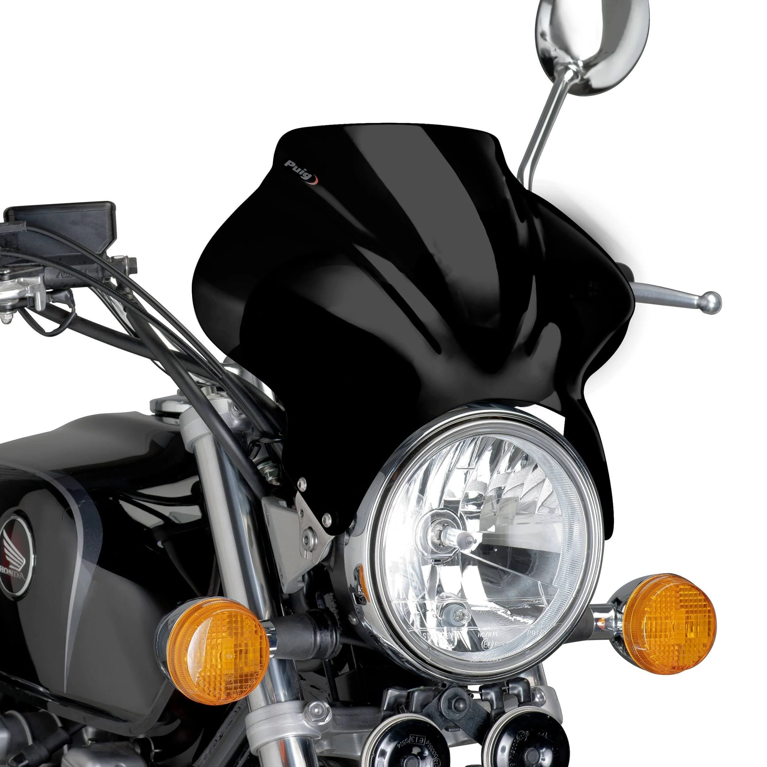 Puig Cockpit Universal Headlight Mounted Screen | Black (Opaque) - Image 3