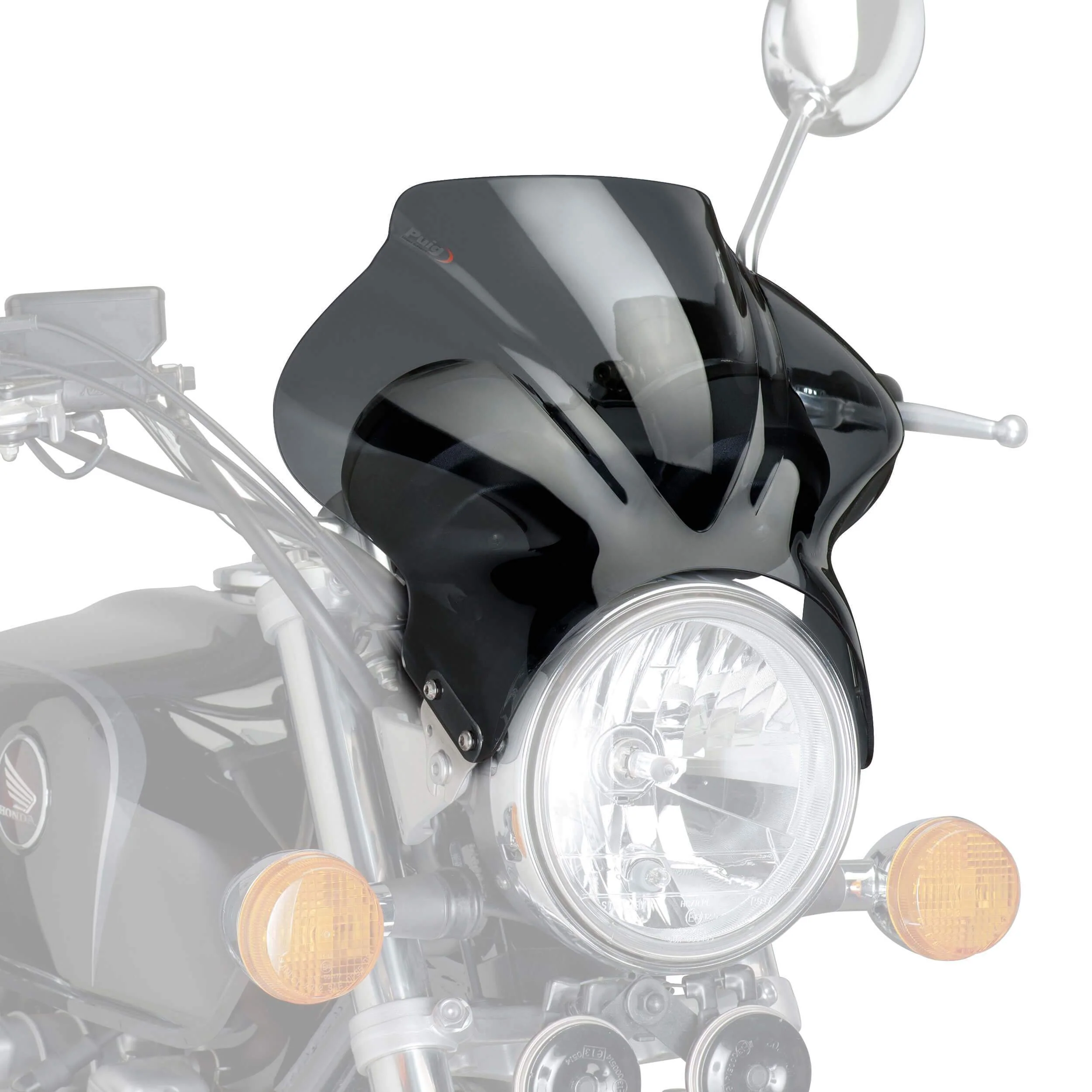 Puig Cockpit Universal Headlight Mounted Screen | Dark Smoke - Image 2