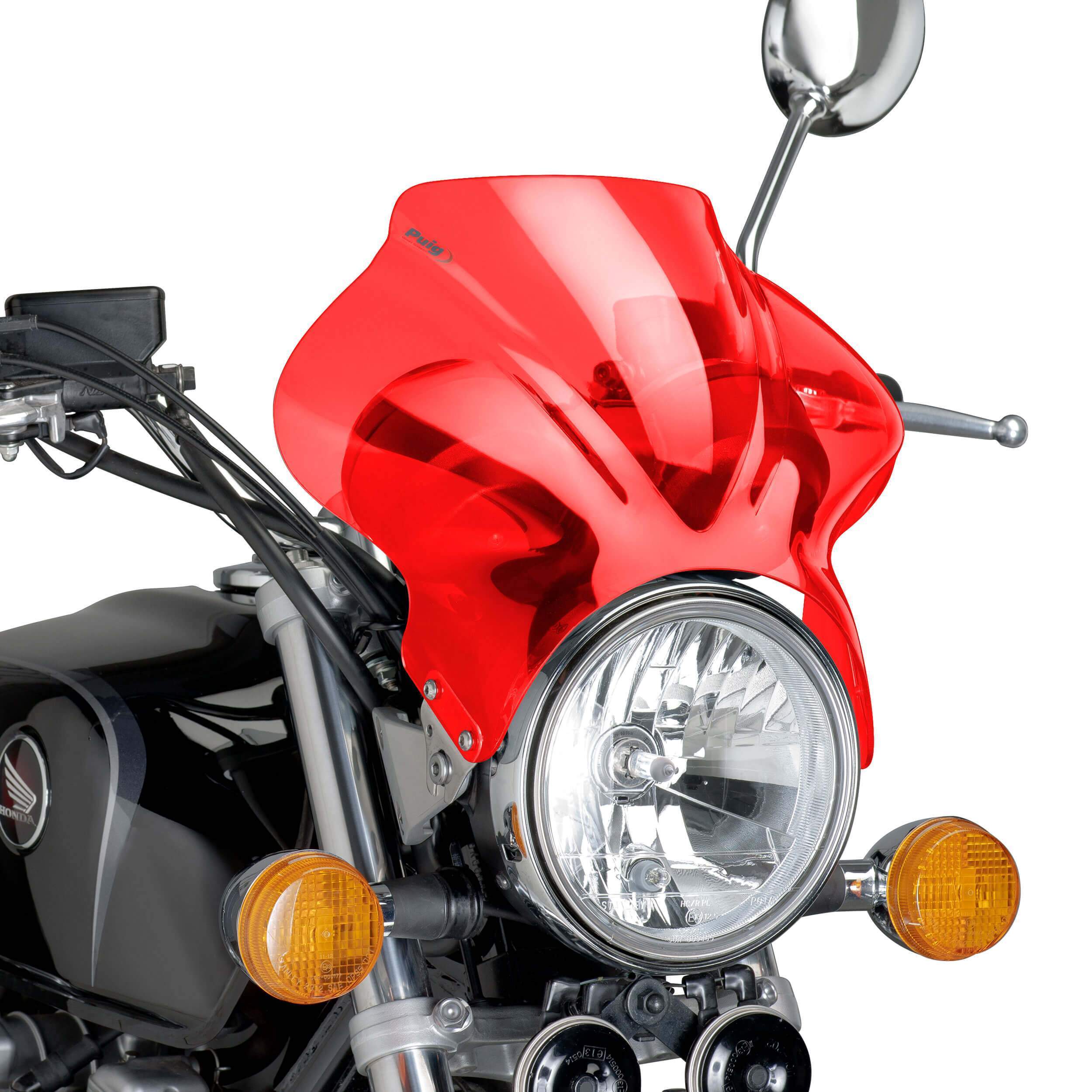 Puig Cockpit Universal Headlight Mounted Screen | Red - Image 3